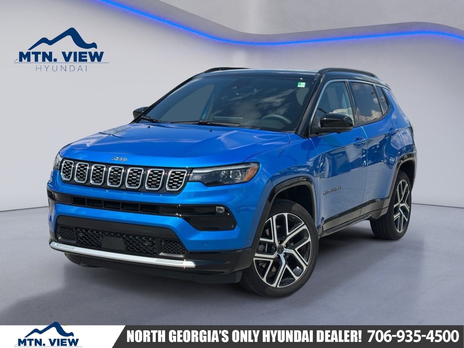 Blue Pearl 2025 Jeep Compass SUV / Crossover Four-Wheel Drive Automatic