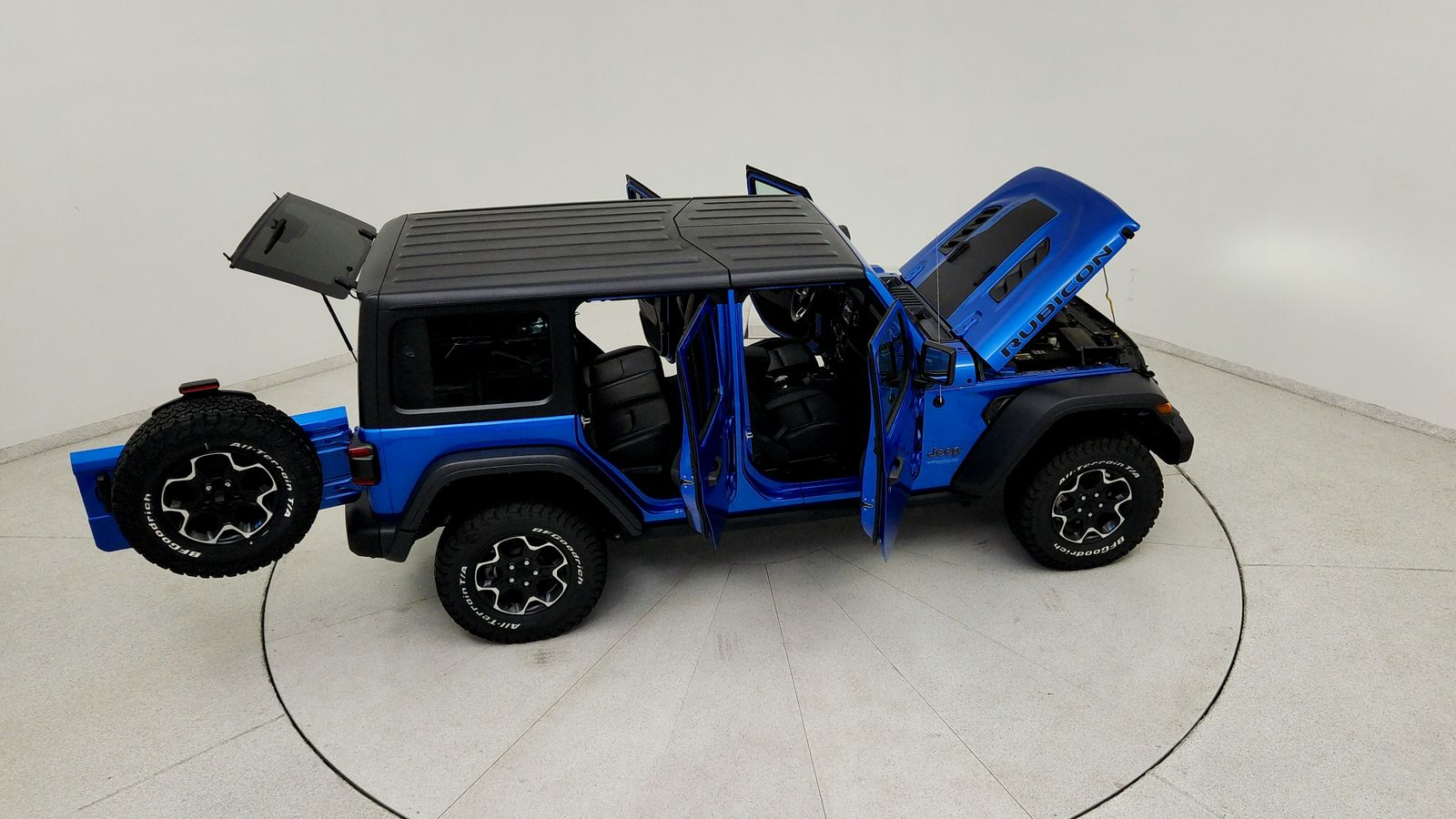 Used 2022 Blue Jeep Unlimited Rubicon 4xe image 24