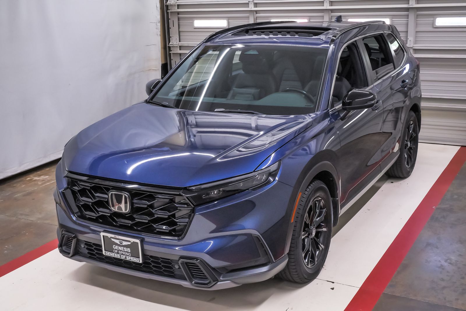 2024 Honda CR-V Hybrid Sport-L Blue at Parkway Family Mazda