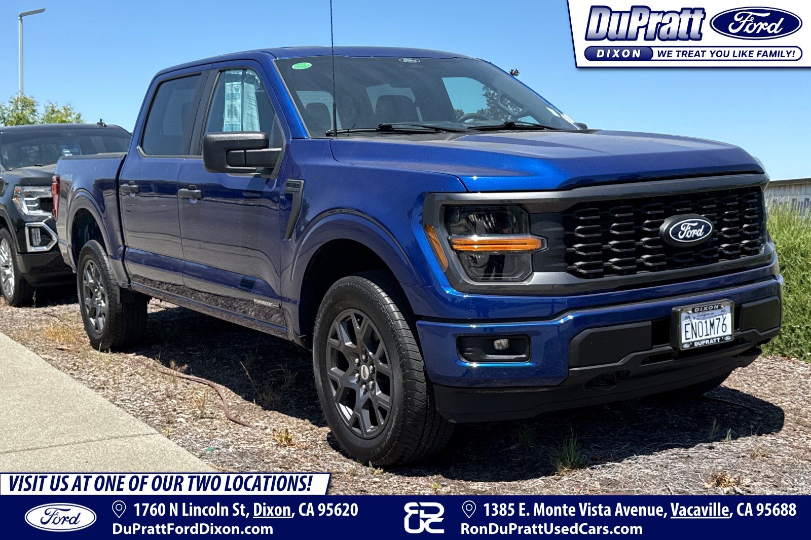Blue Metallic 2026 Ford F-150 STX SuperCrew 4WD Pickup Truck Four-Wheel Drive Automatic