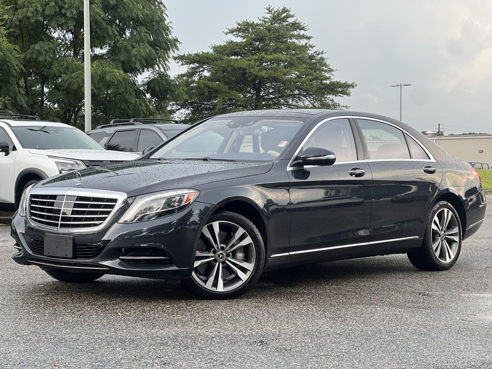 Anthracite Blue 2017 Mercedes-Benz S-Class Sedan All-Wheel Drive 9-Speed Automatic