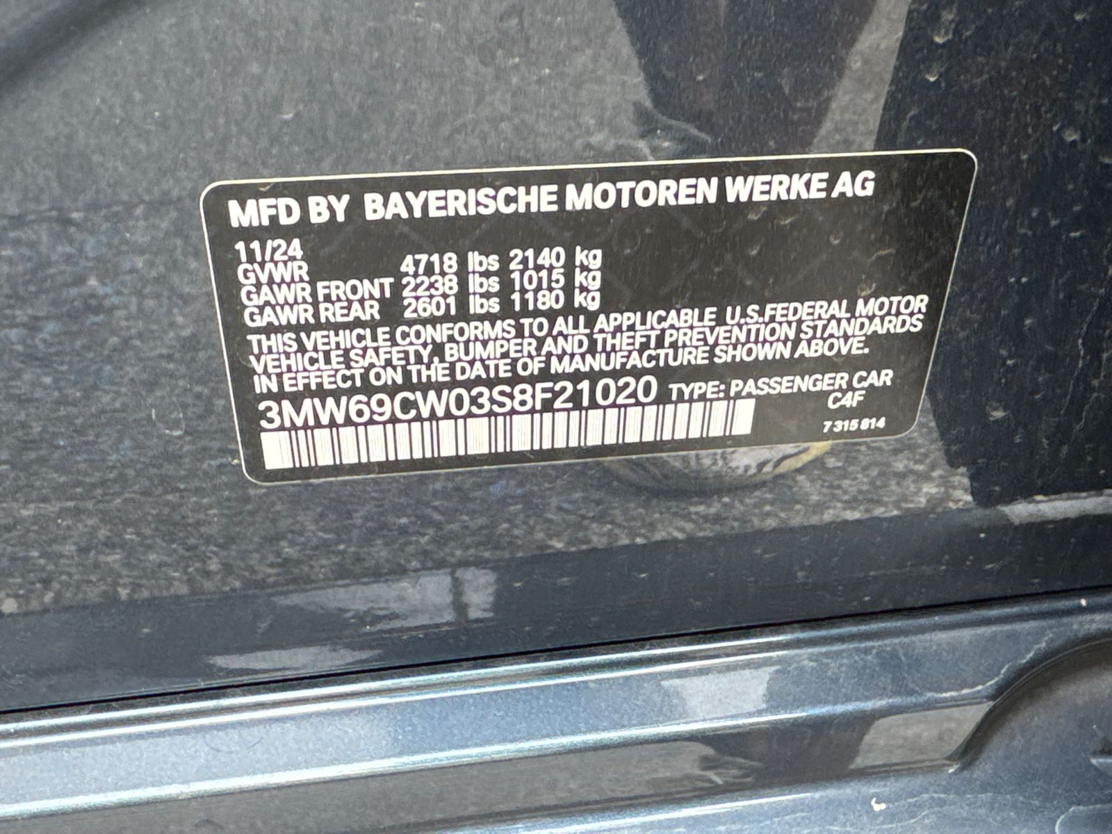 Used 2025 Blue BMW 330i image 32