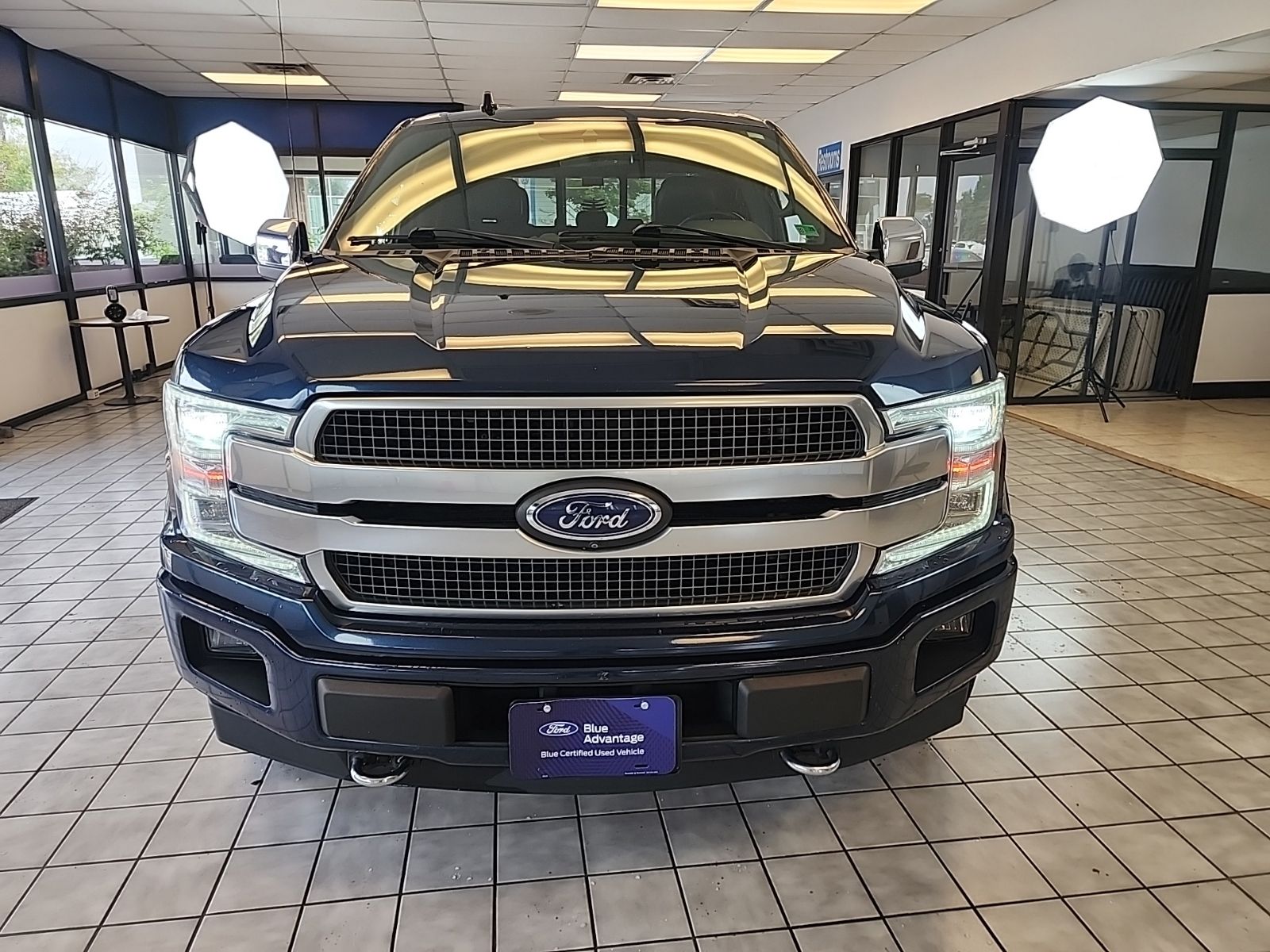 Certified Used 2020 Blue Ford Platinum image 2