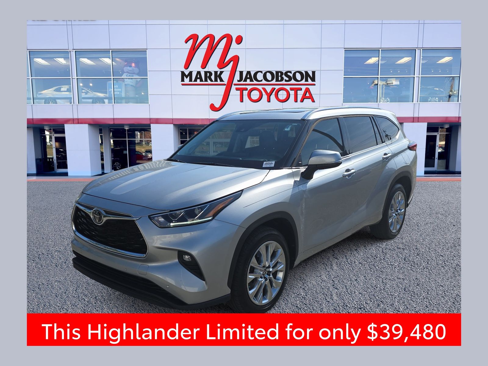 Celestial Silver Metallic 2023 Toyota Highlander Limited FWD SUV / Crossover Front-Wheel Drive 8-Speed Automatic