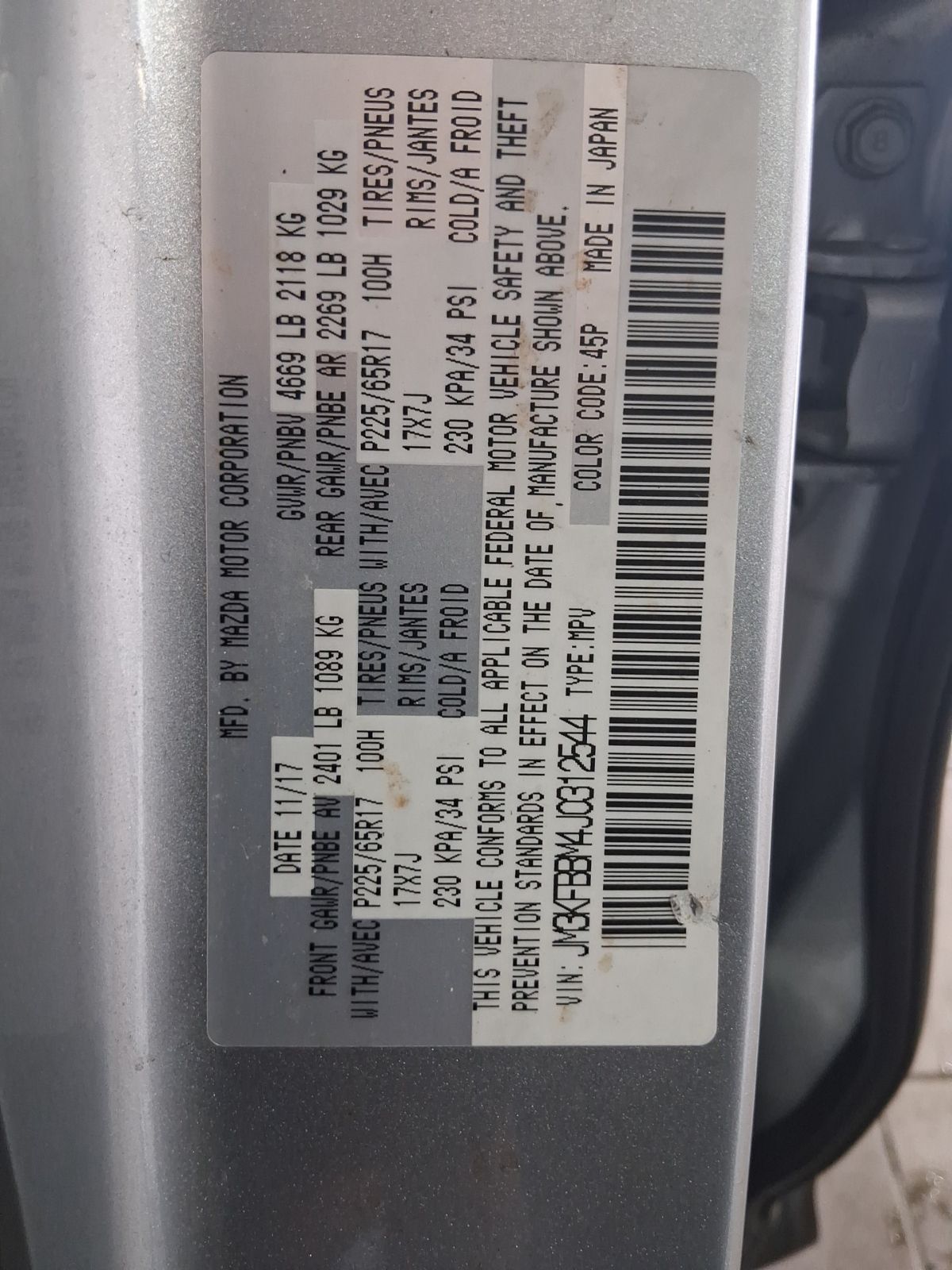 Used Car 2018 Mazda Cx-5  Sport For Sale Under $15,000 In Austin, Texas