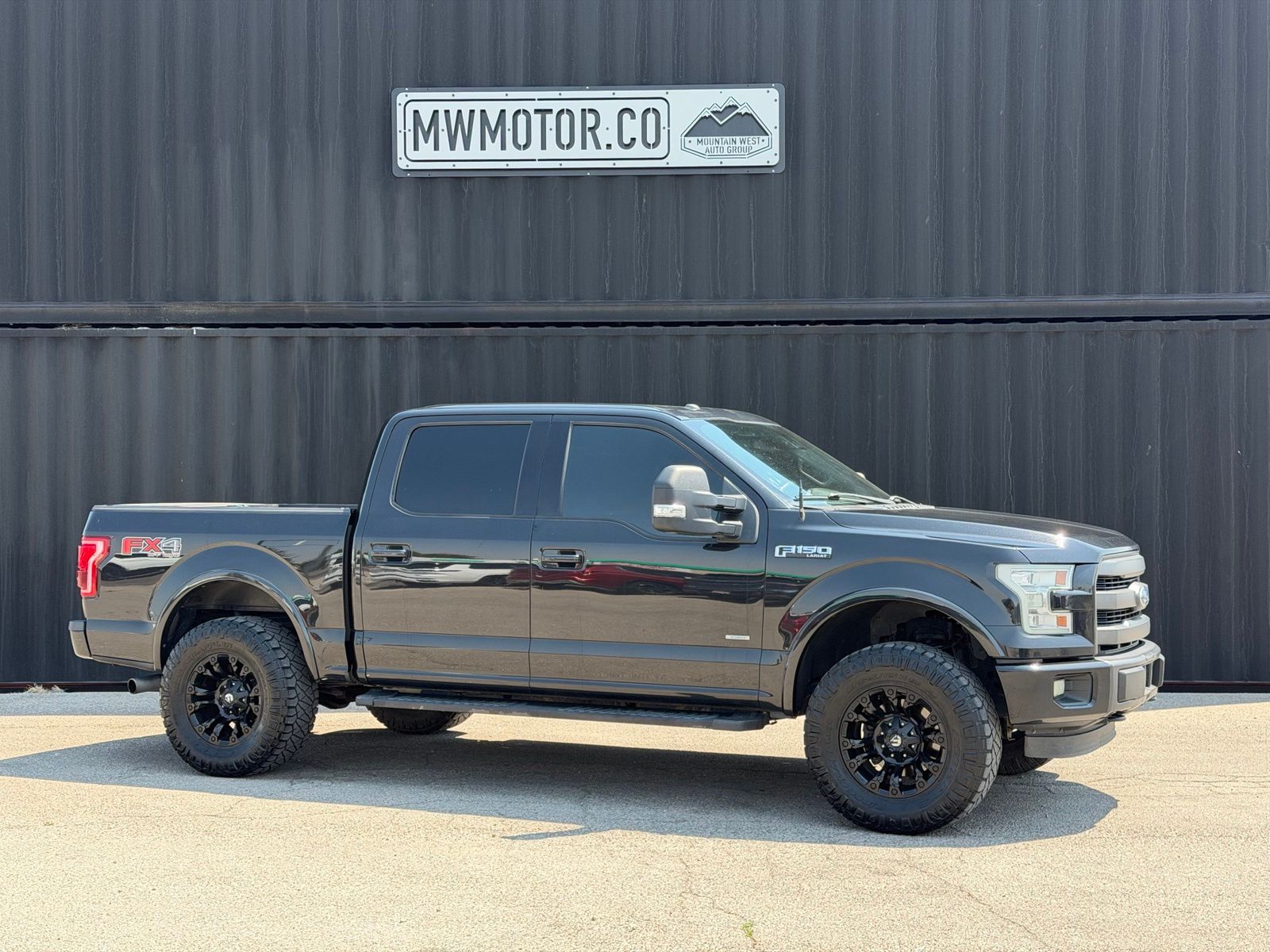Black 2015 Ford F-150 Pickup Truck Four-Wheel Drive 6-Speed Automatic