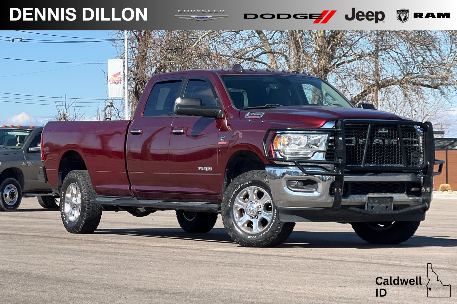 Delmonico Red Pearlcoat 2019 RAM 3500 Big Horn Crew Cab LB 4WD Pickup Truck Four-Wheel Drive 6-Speed Automatic