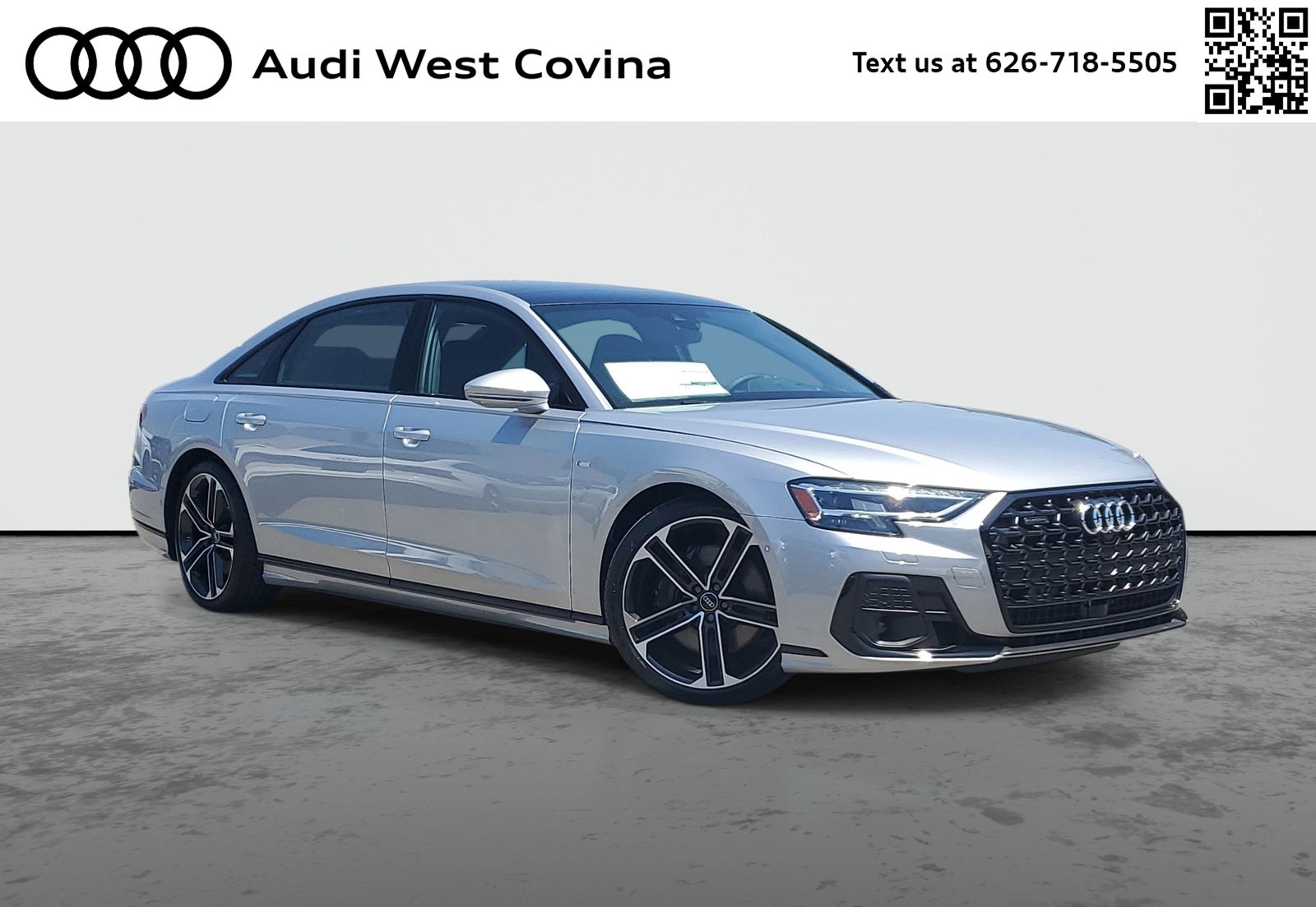 Silver 2026 Audi A8 Sedan All-Wheel Drive 8-Speed Automatic