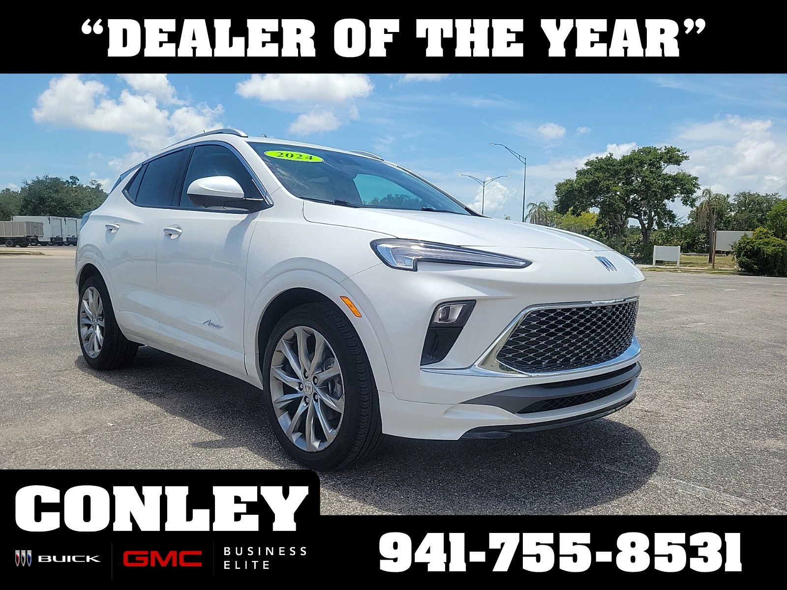 White Frost 2024 Buick Encore GX SUV / Crossover Front-Wheel Drive Continuously Variable Transmission