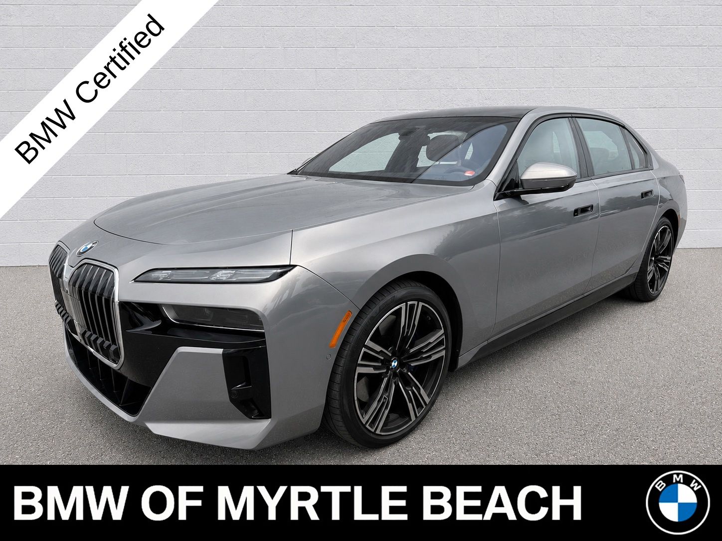Gray (Oxide Grey Metallic) 2025 BMW 7 Series 760i xDrive Sedan All-Wheel Drive 8-Speed Automatic