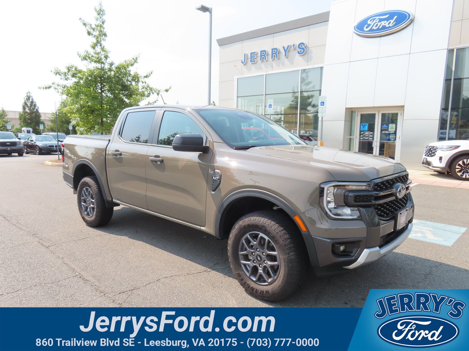 Marsh Gray 2025 Ford Ranger Pickup Truck Four-Wheel Drive Automatic