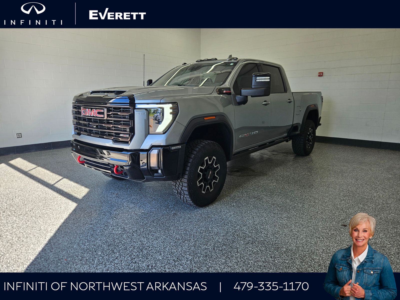 Sterling Metallic 2024 GMC Sierra 2500HD Pickup Truck Four-Wheel Drive Automatic