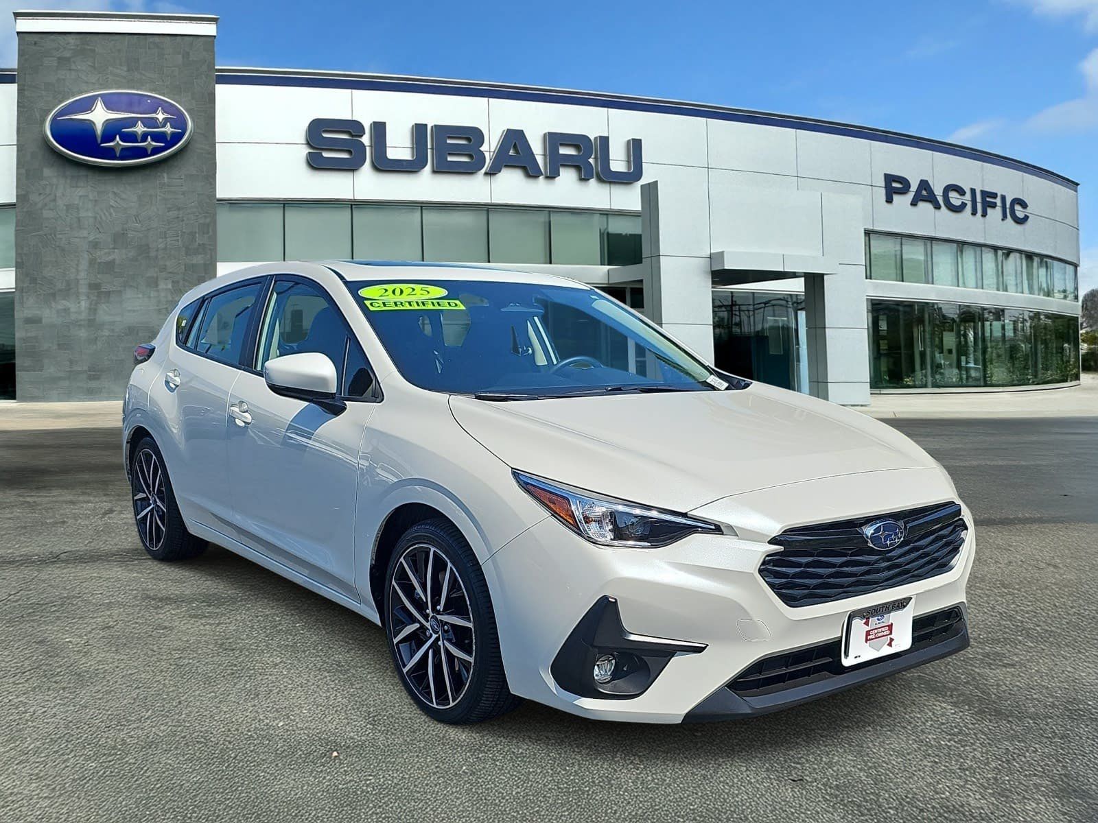 Crystal White Pearl 2025 Subaru Impreza Wagon All-Wheel Drive Continuously Variable Transmission