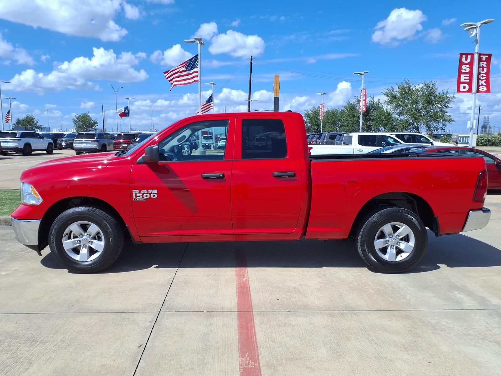 2024 Ram 1500 Classic SLT Red at Victoria Chrysler Dodge Jeep Ram
