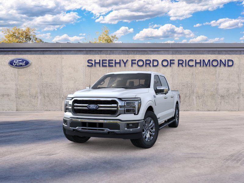 New 2026 Star White Metallic Tri-Coat Ford Lariat image 3