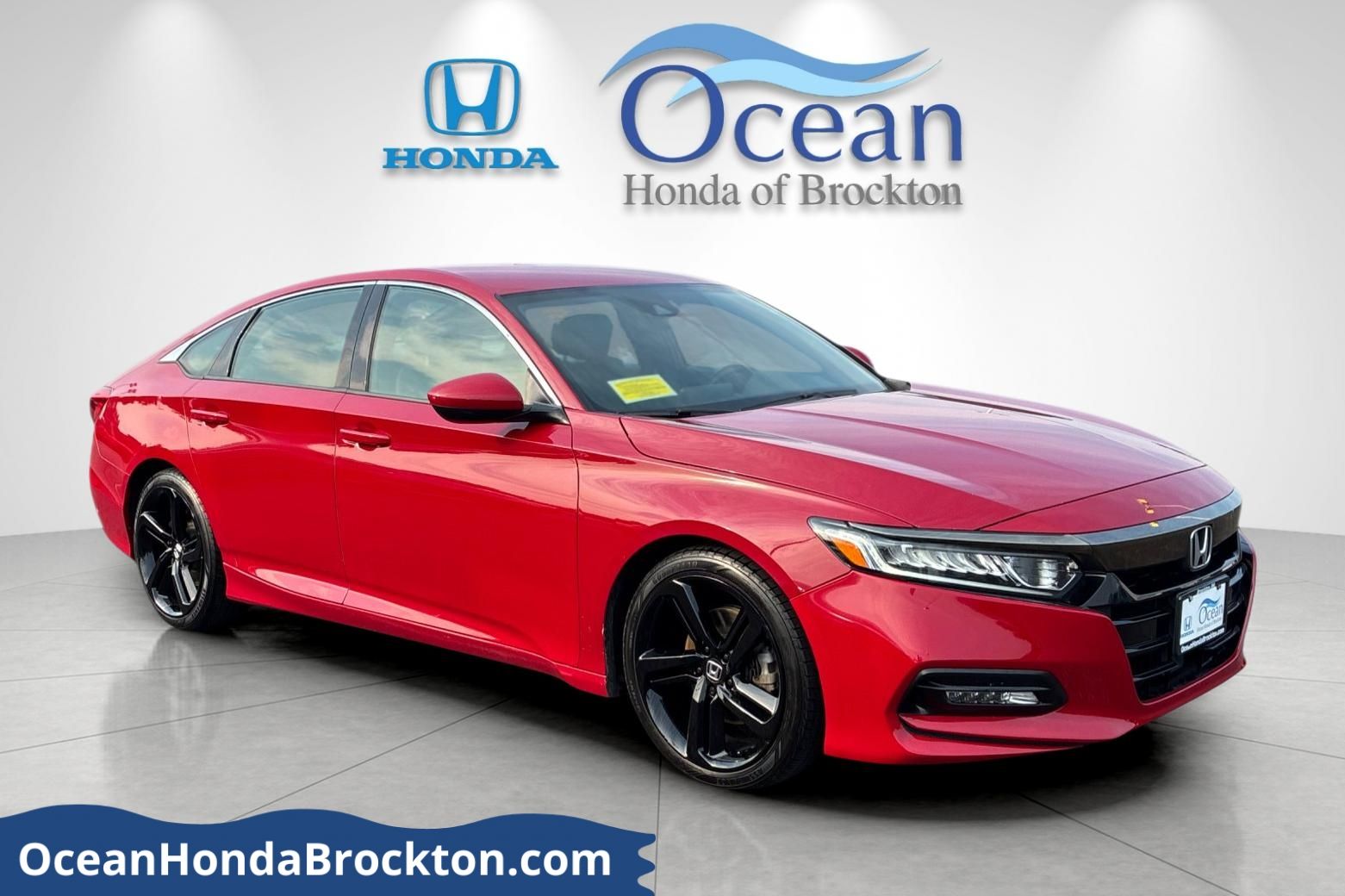 San Marino Red 2020 Honda Accord Sedan Front-Wheel Drive Continuously Variable Transmission