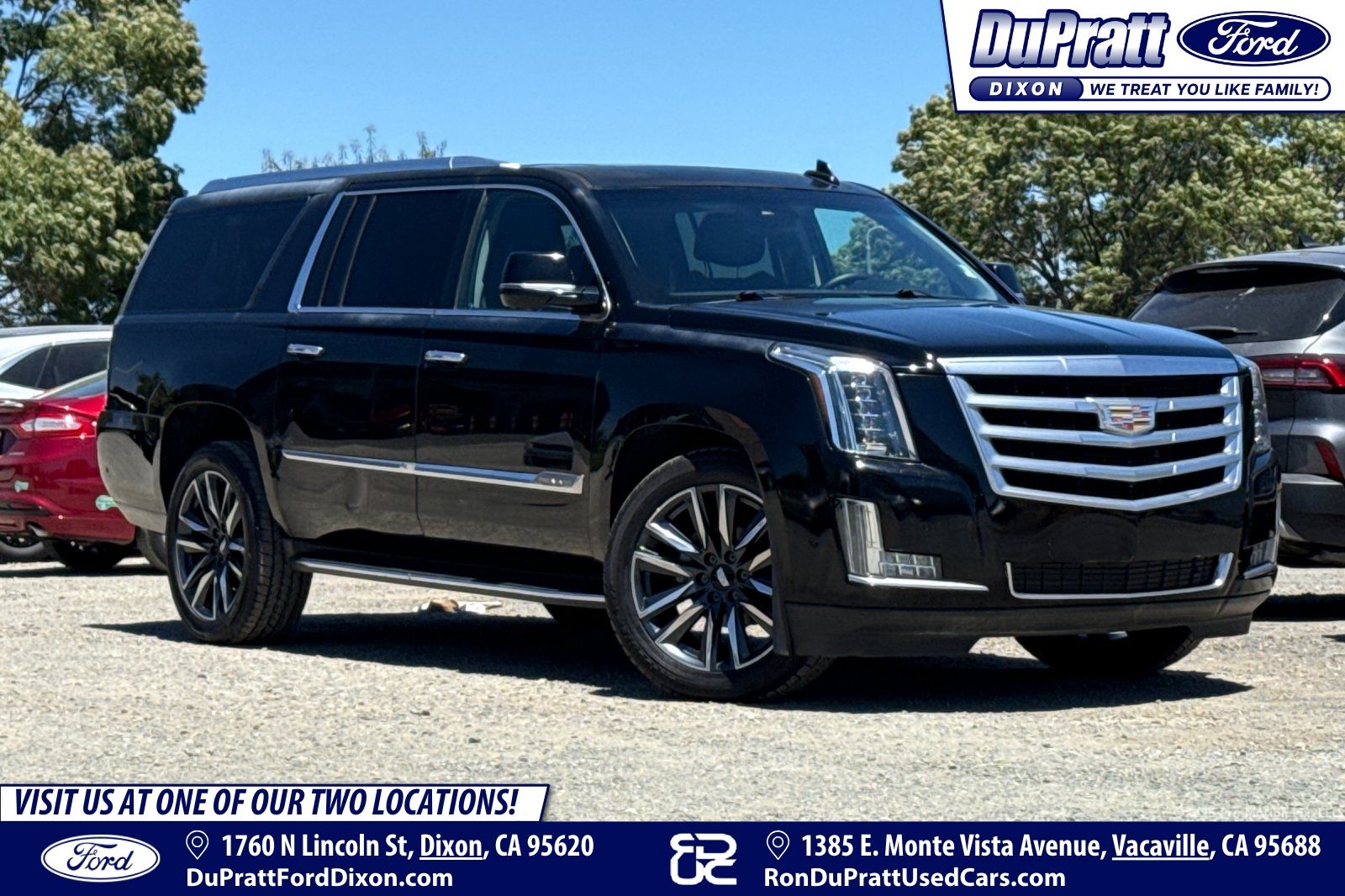 Black Raven 2017 Cadillac Escalade ESV SUV / Crossover Rear-Wheel Drive 8-Speed Automatic