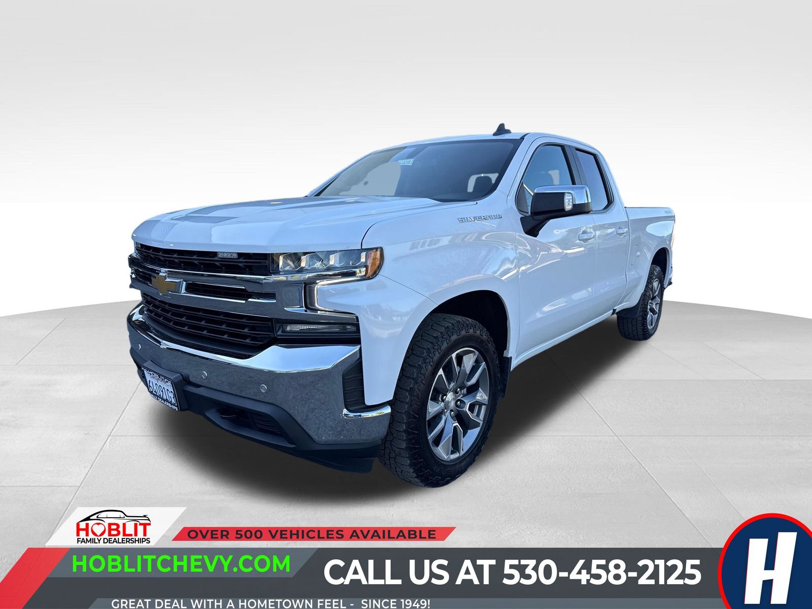 Summit White 2021 Chevrolet Silverado 1500 Pickup Truck Four-Wheel Drive 8-Speed Automatic