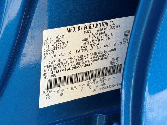 Certified Used 2025 Blue Metallic Ford Premium image 25