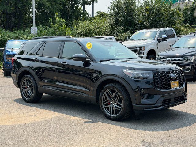 Agate Black Metallic 2025 Ford Explorer SUV / Crossover All-Wheel Drive Automatic