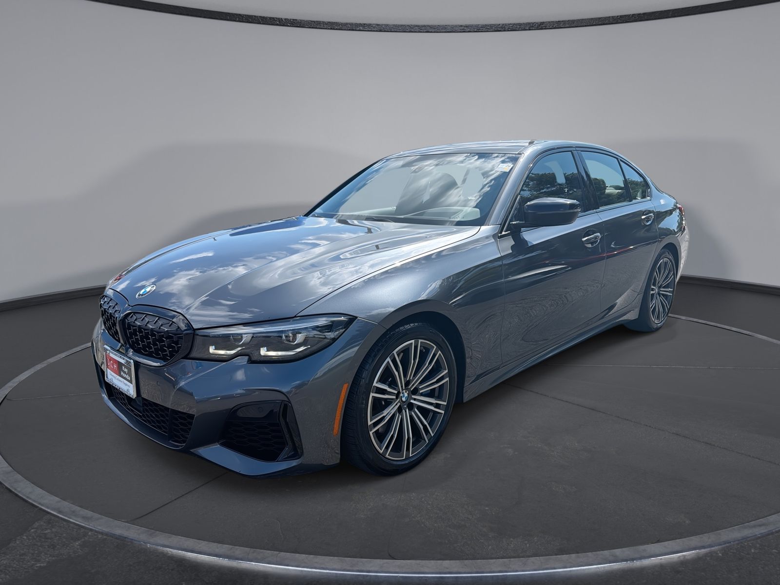 Gray (Mineral Grey Metallic) 2022 BMW 3 Series Sedan All-Wheel Drive 8-Speed Automatic