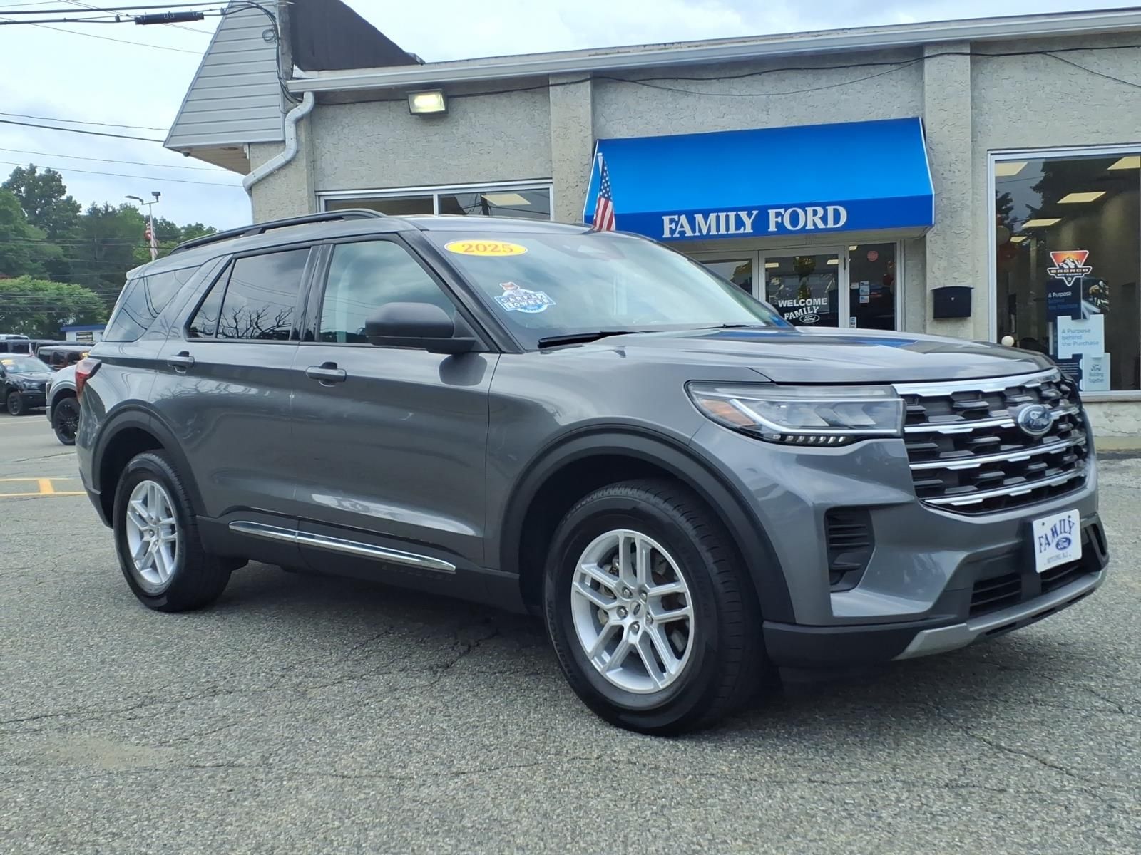 Gray Metallic 2025 Ford Explorer SUV / Crossover All-Wheel Drive Automatic