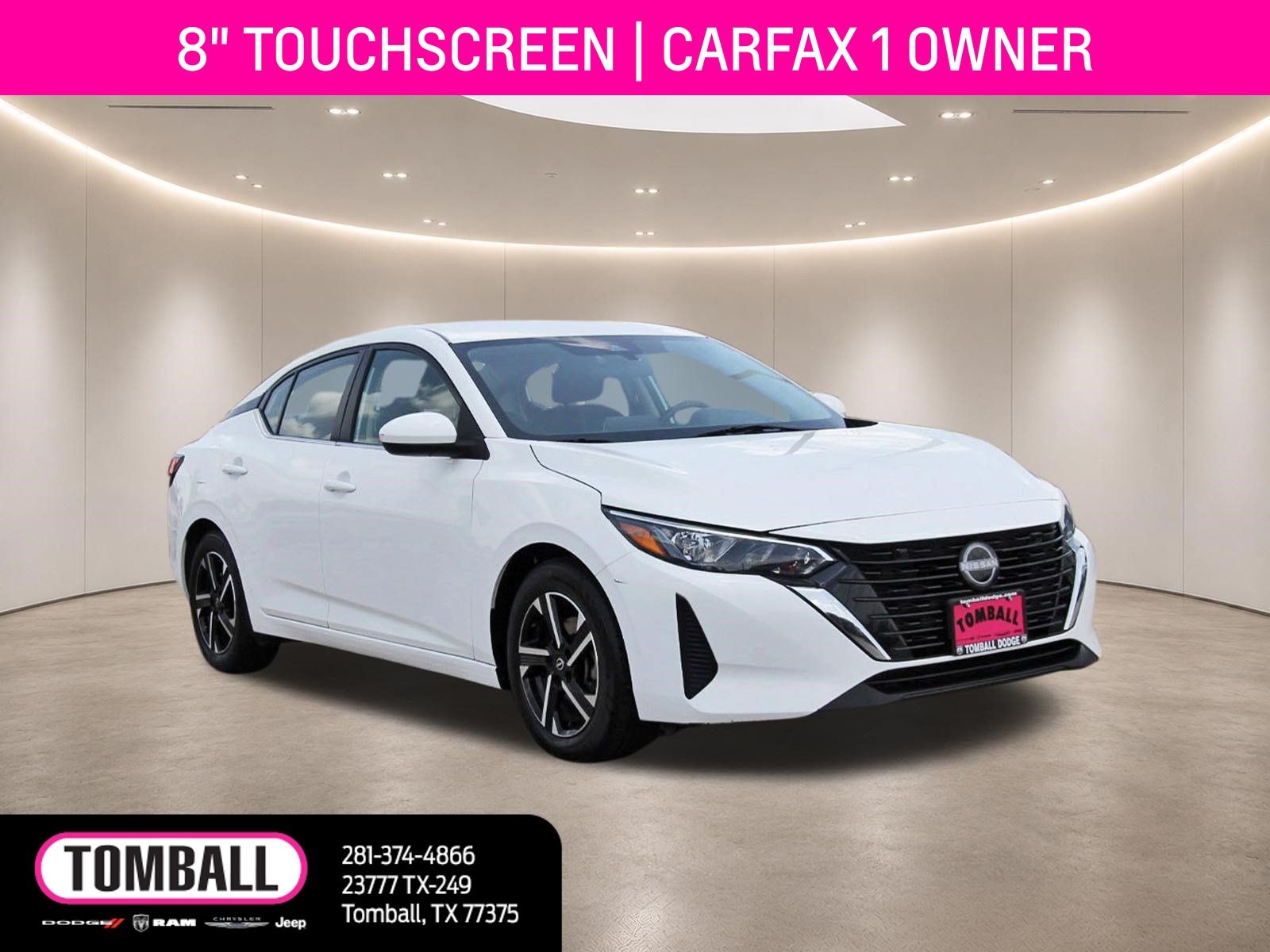 White (Fresh Powder) 2024 Nissan Sentra Sedan Front-Wheel Drive Continuously Variable Transmission