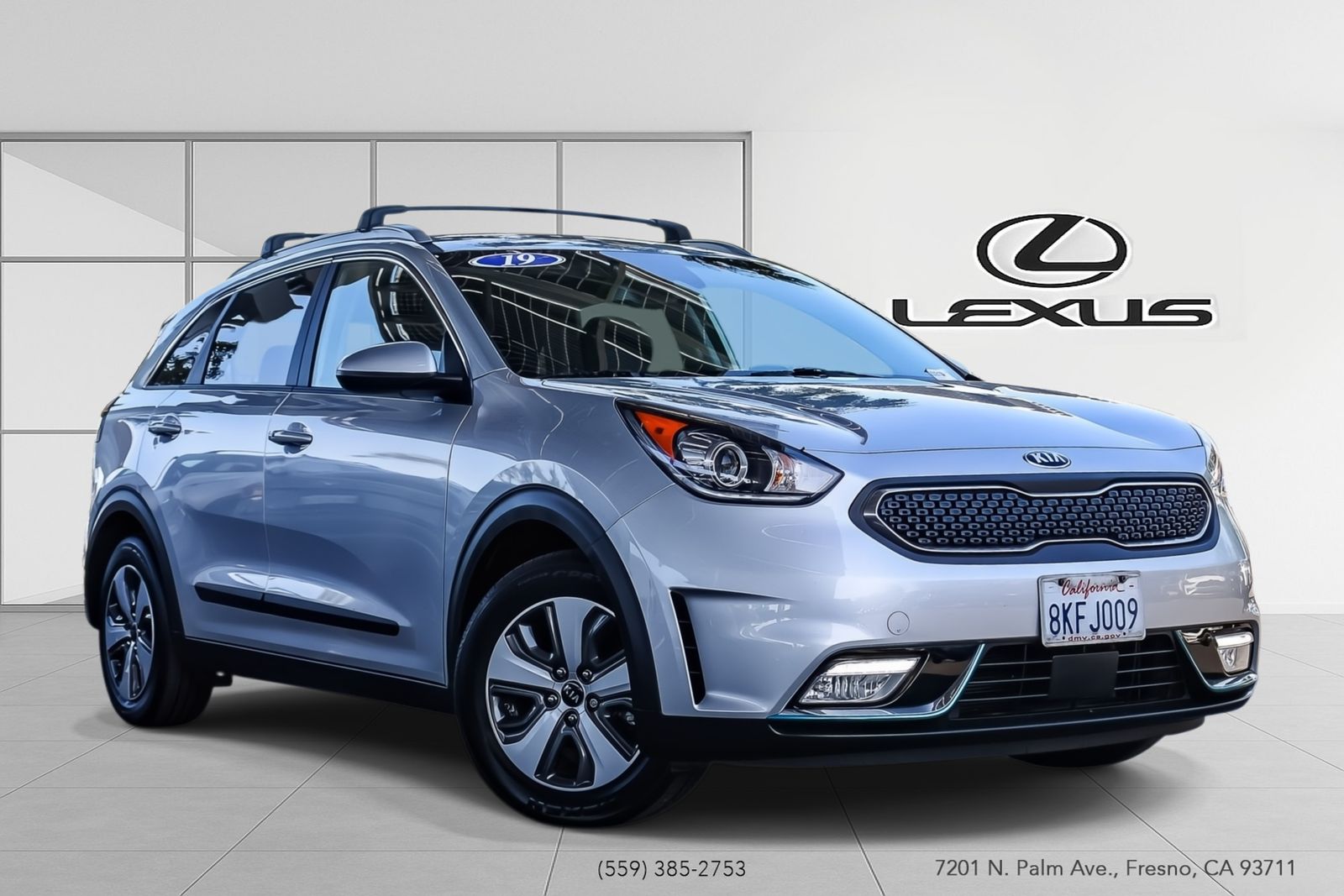 Silky Silver 2019 Kia Niro Hybrid Plug-In SUV / Crossover Front-Wheel Drive 6-Speed Dual Clutch