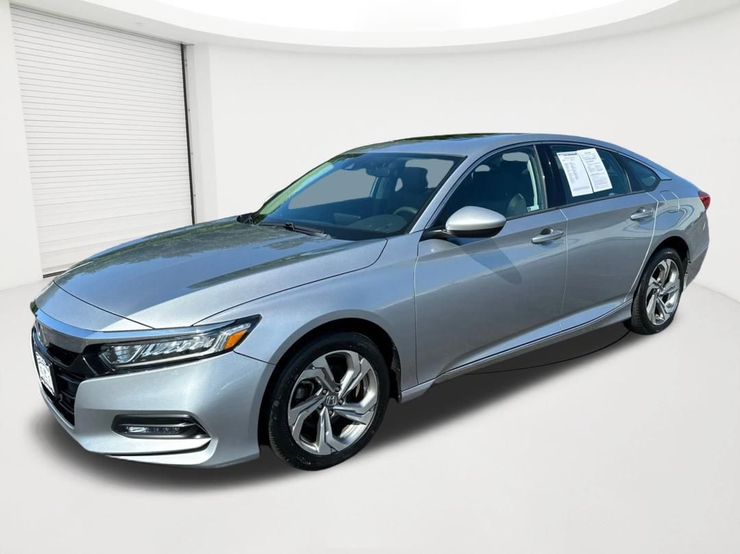 Silver 2018 Honda Accord Sedan Front-Wheel Drive Continuously Variable Transmission