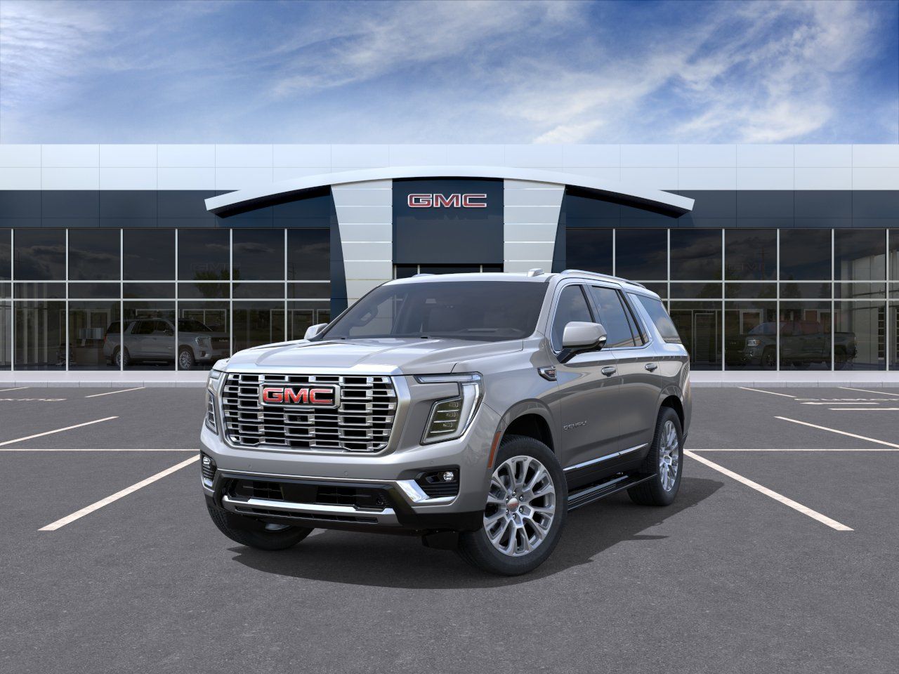 2026 GMC Yukon Denali Silver at Ross Downing Buick GMC
