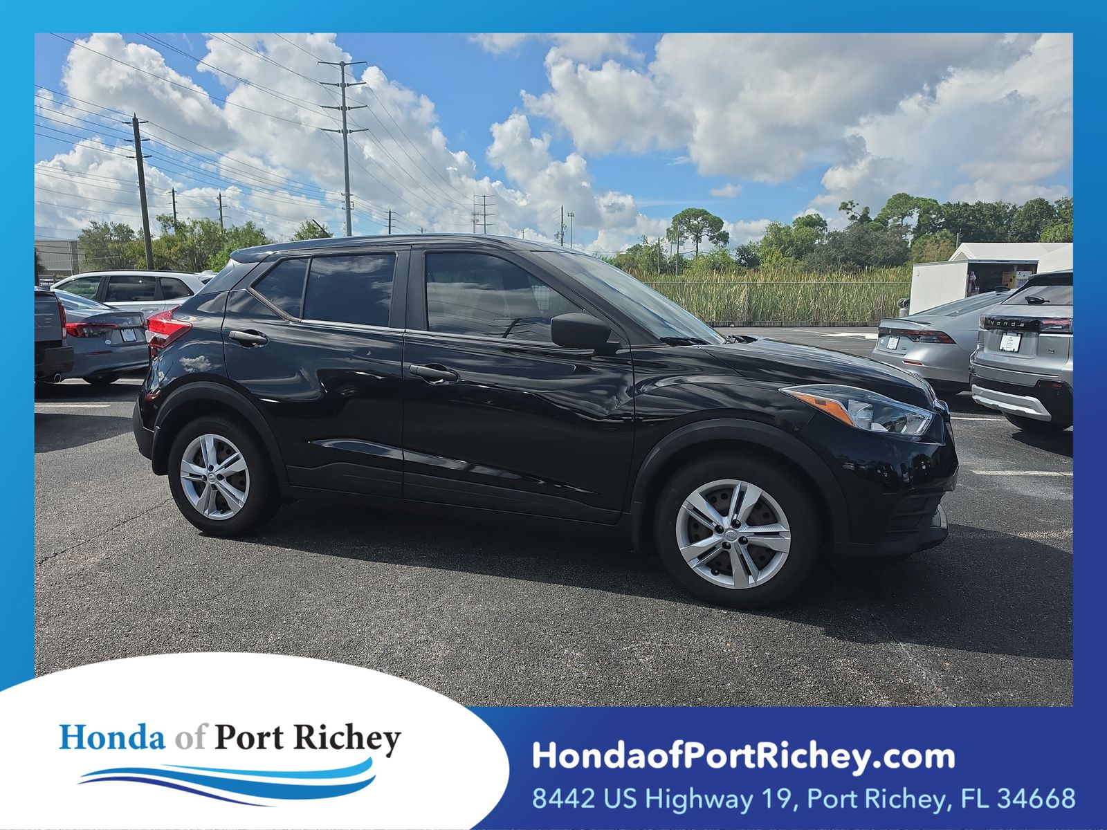 Super Black 2020 Nissan Kicks SUV / Crossover Front-Wheel Drive Continuously Variable Transmission