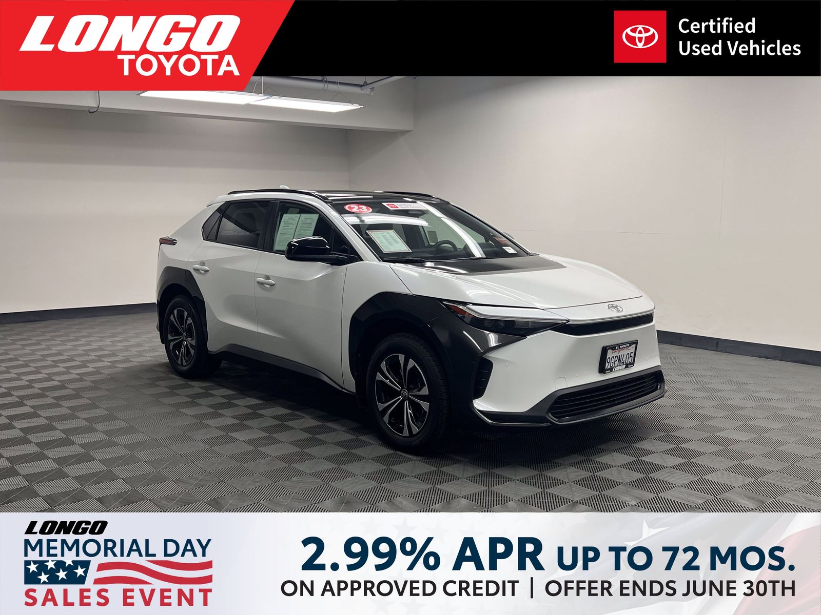 used 2023 Toyota bZ4X car, priced at $23,588
