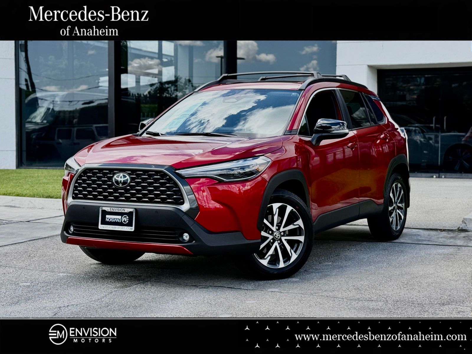 Red Crystal 2025 Toyota Corolla Cross SUV / Crossover Front-Wheel Drive Continuously Variable Transmission