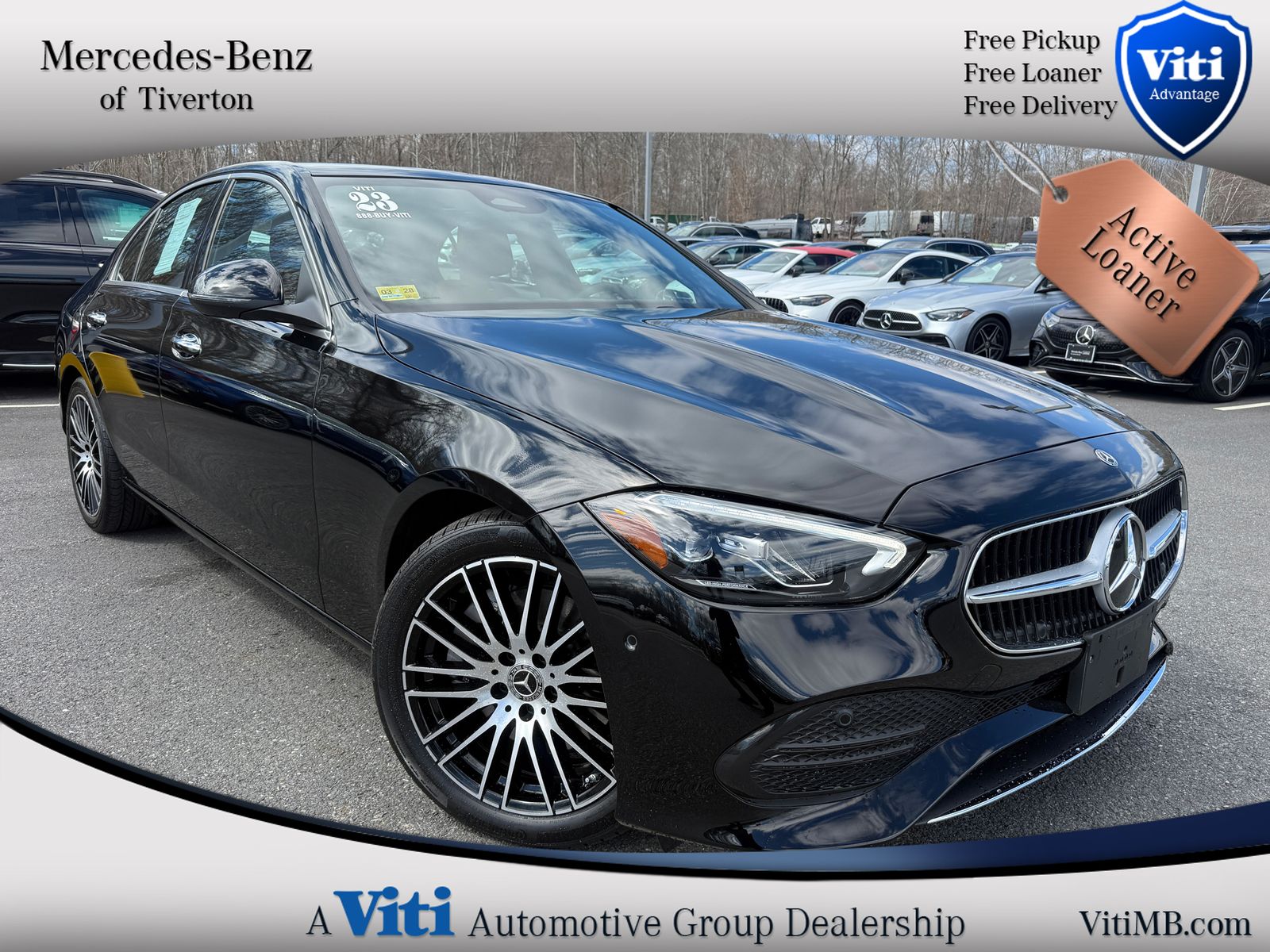 Black 2023 Mercedes-Benz C-Class Sedan All-Wheel Drive 9-Speed Automatic