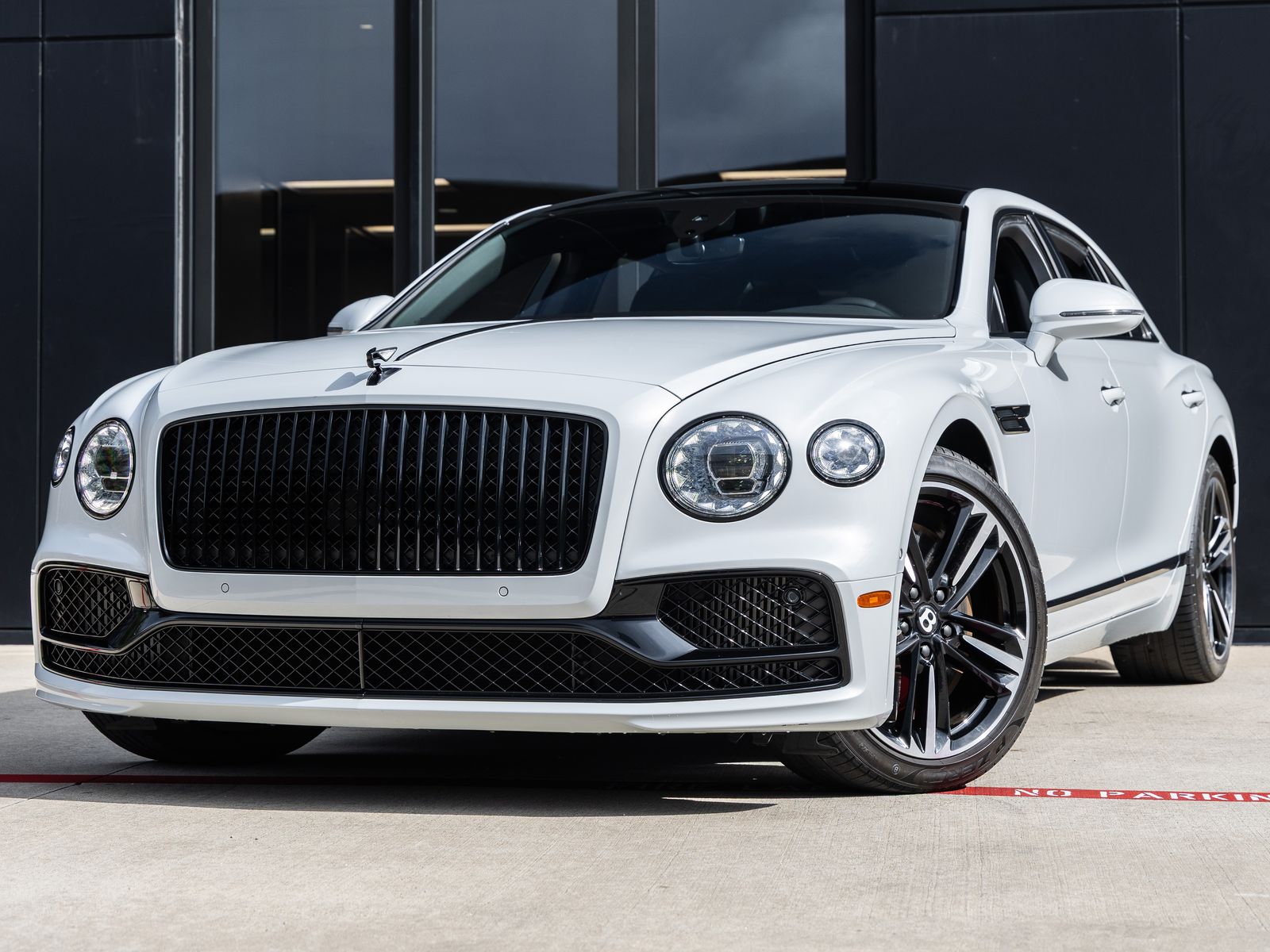 Glacier White 2021 Bentley Flying Spur Sedan All-Wheel Drive 8-Speed Dual Clutch