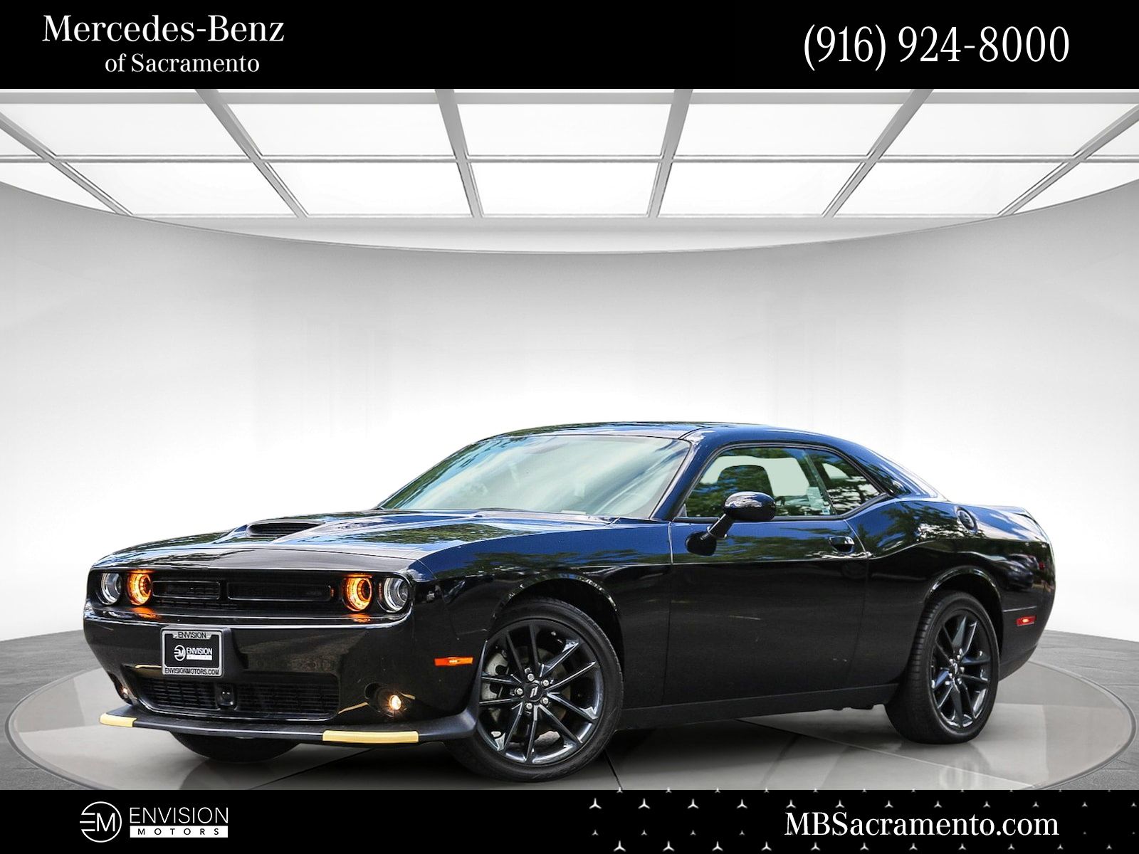 Pitch Black Clearcoat 2023 Dodge Challenger GT AWD Coupe All-Wheel Drive 8-Speed Automatic