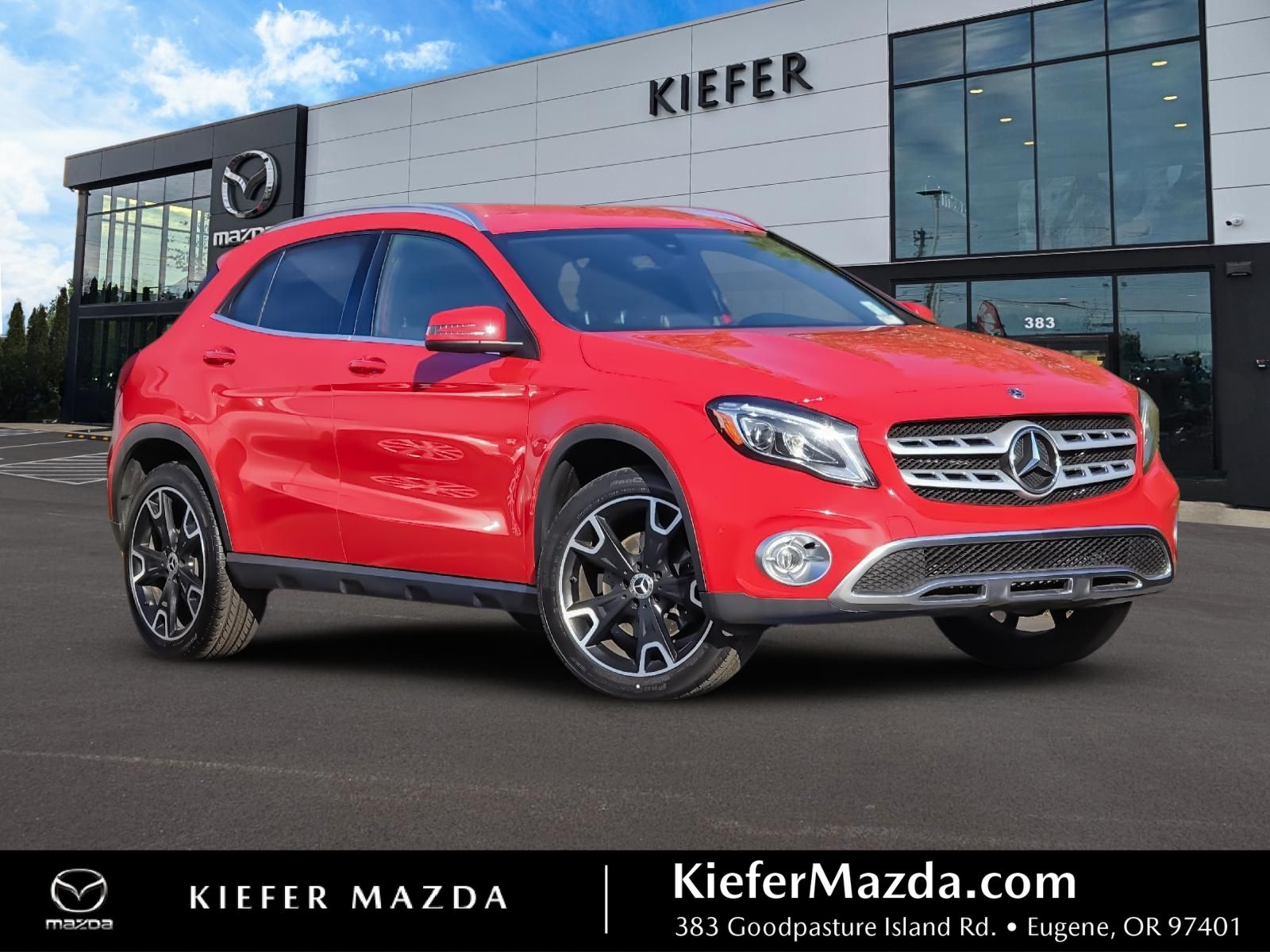 Red 2020 Mercedes-Benz GLA 250 FWD SUV / Crossover Front-Wheel Drive 7-Speed Automatic