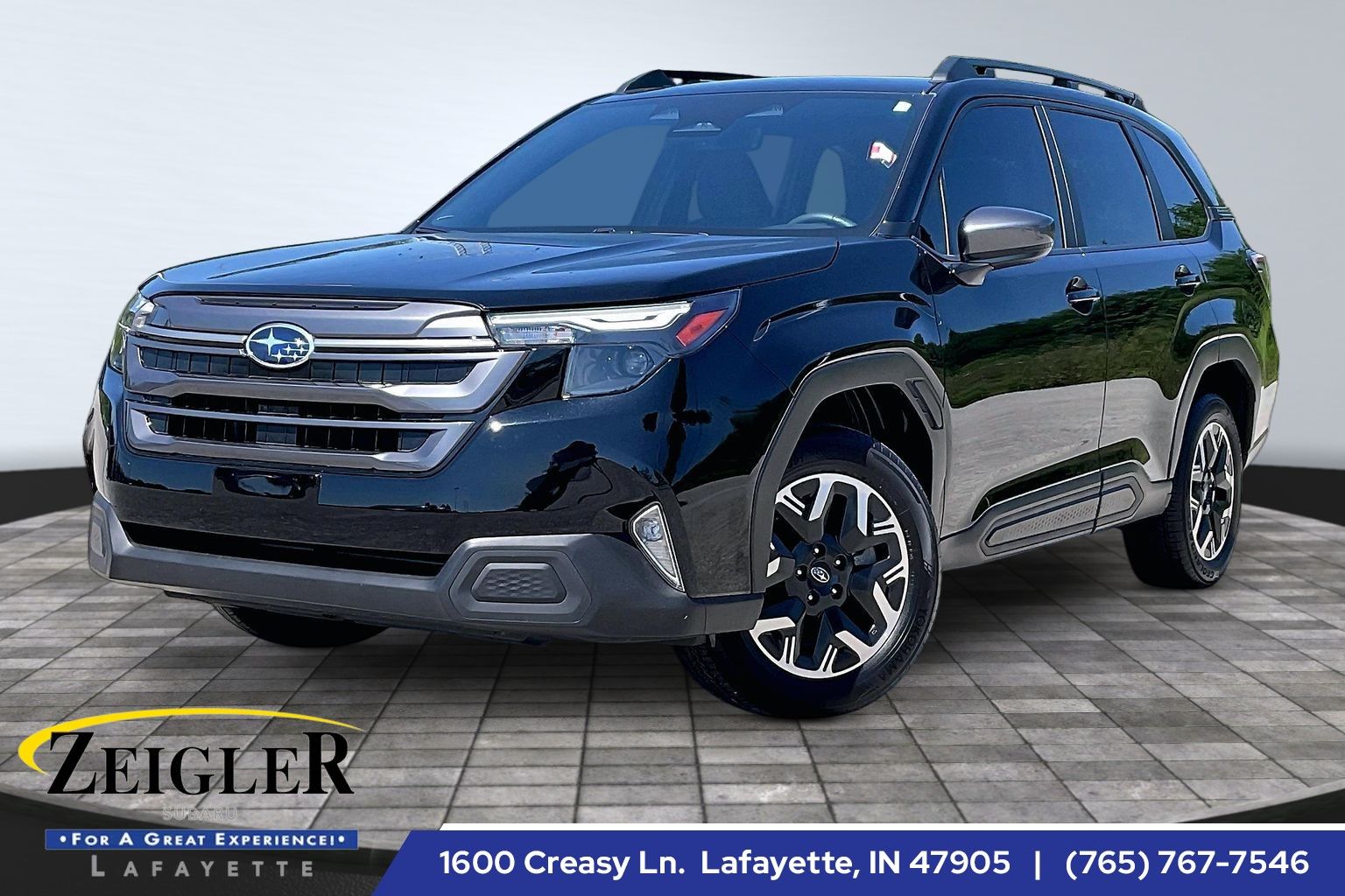 Crystal Black Silica 2025 Subaru Forester SUV / Crossover All-Wheel Drive Continuously Variable Transmission
