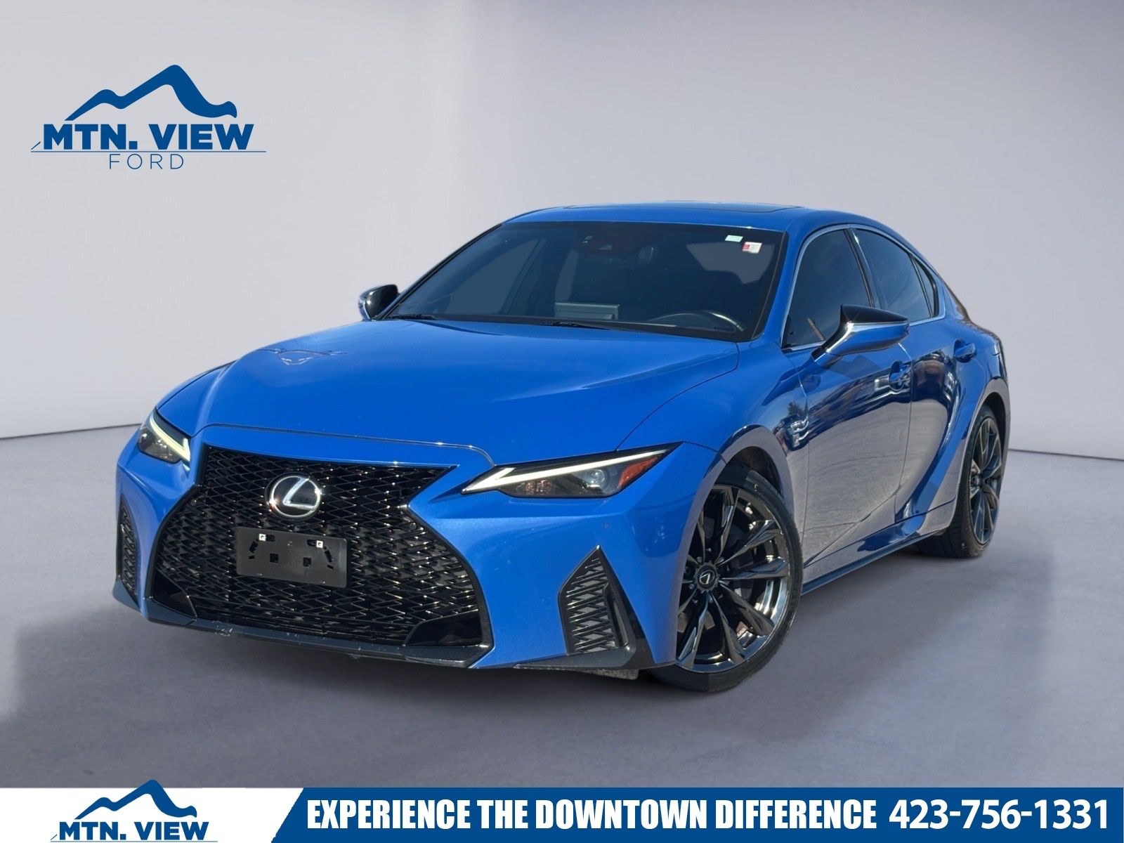 Ultrasonic Blue Mica 2.0 2022 Lexus IS 350 F Sport RWD Sedan Rear-Wheel Drive 8-Speed Automatic