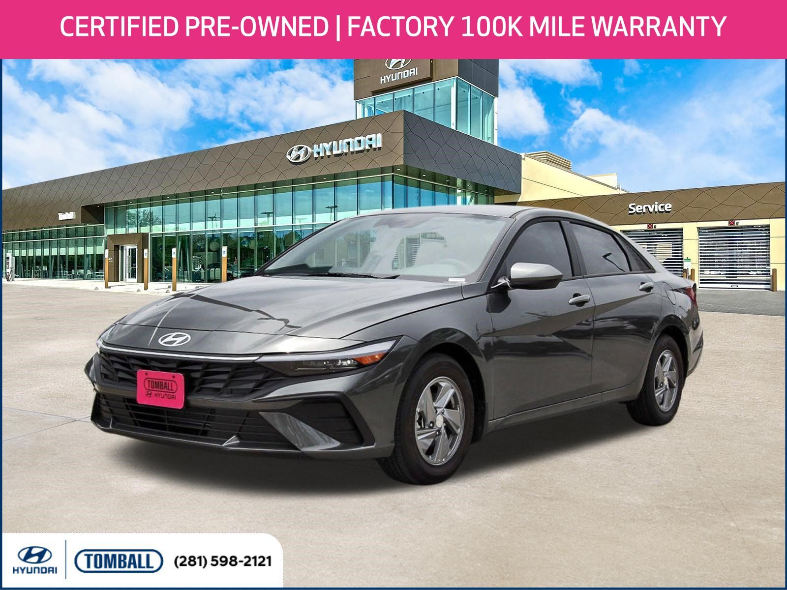 Amazon Gray 2026 Hyundai Elantra Sedan Front-Wheel Drive Continuously Variable Transmission