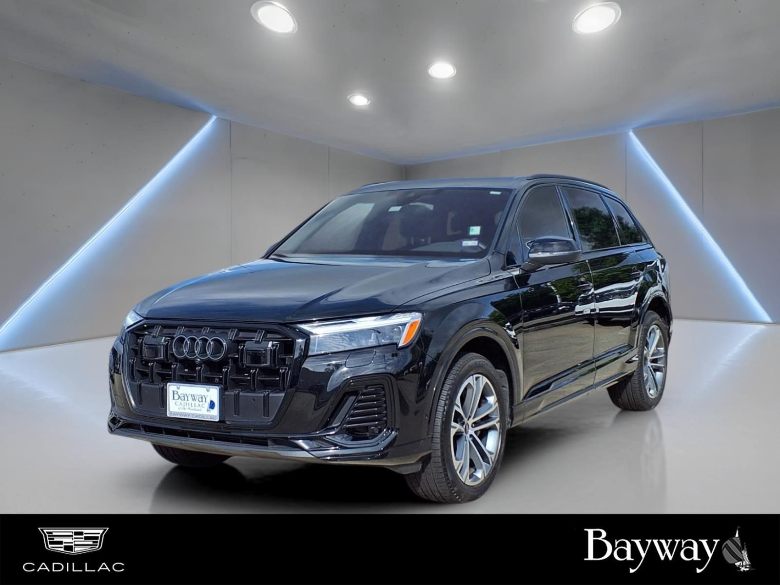 2025 Audi Q7 45 Premium Plus Black at DeMontrond Auto Country