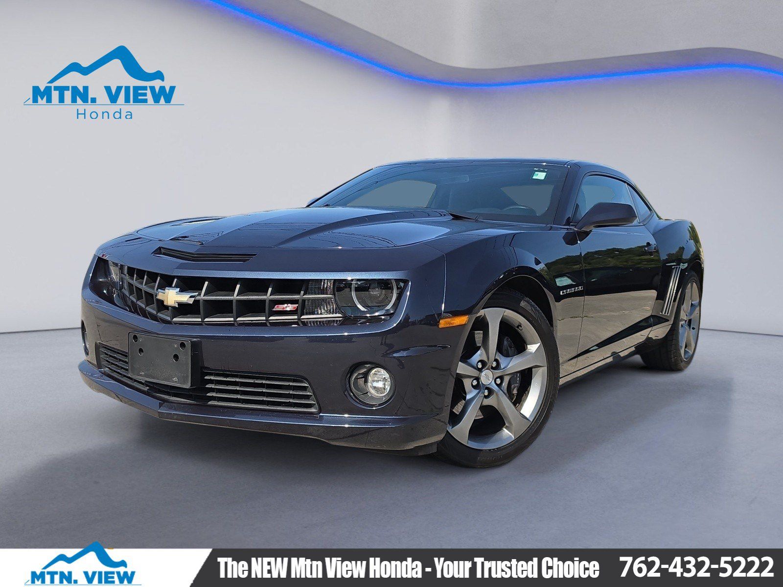Blue Ray Metallic 2013 Chevrolet Camaro Coupe Rear-Wheel Drive 6-Speed Automatic