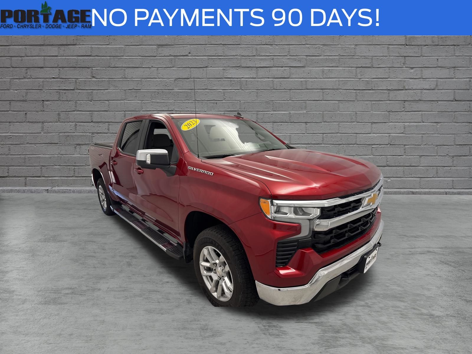 Radiant Red Tintcoat 2023 Chevrolet Silverado 1500 Pickup Truck Four-Wheel Drive Automatic