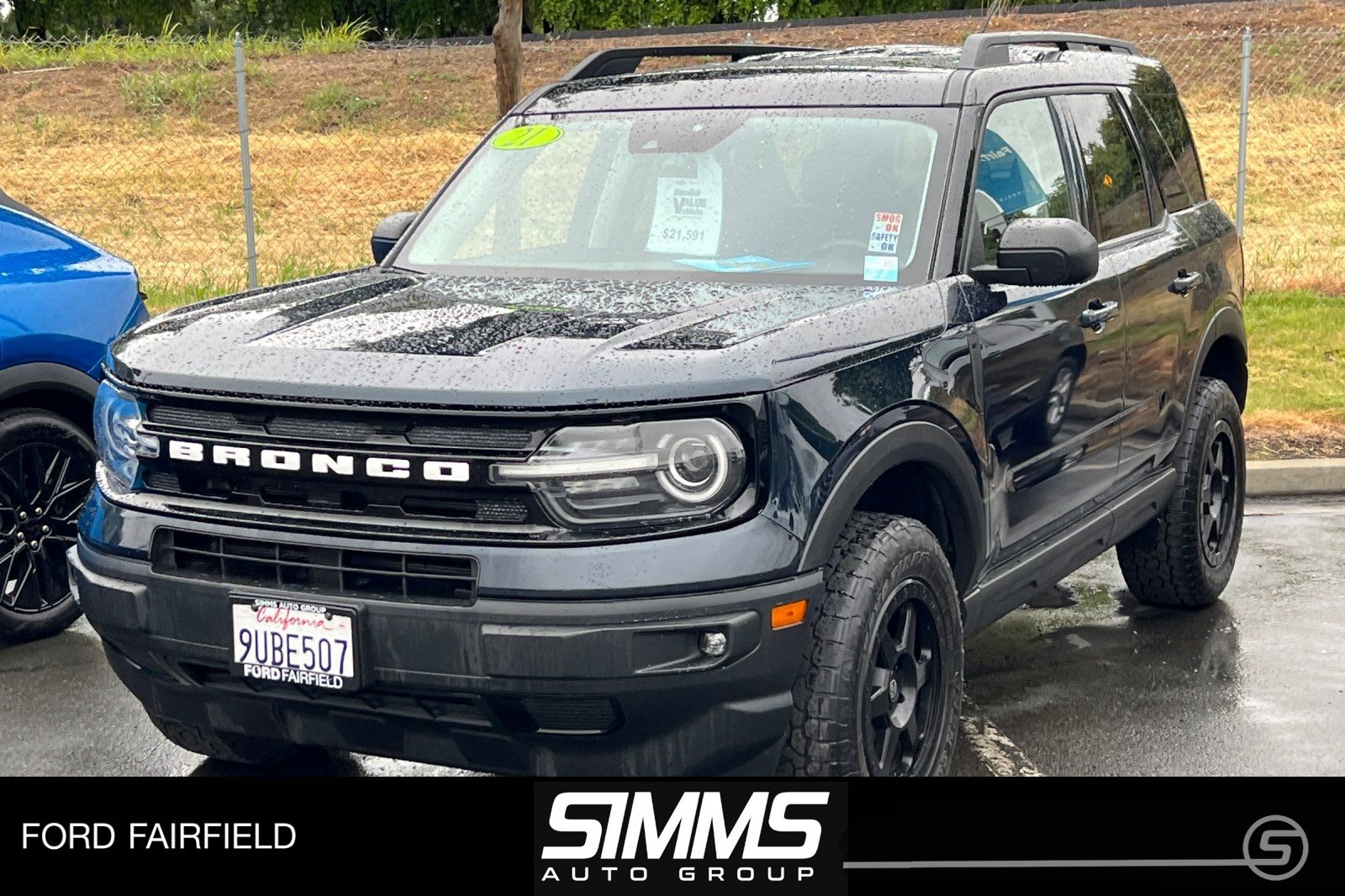 Blue Metallic 2021 Ford Bronco Sport Outer Banks AWD SUV / Crossover All-Wheel Drive 8-Speed Automatic