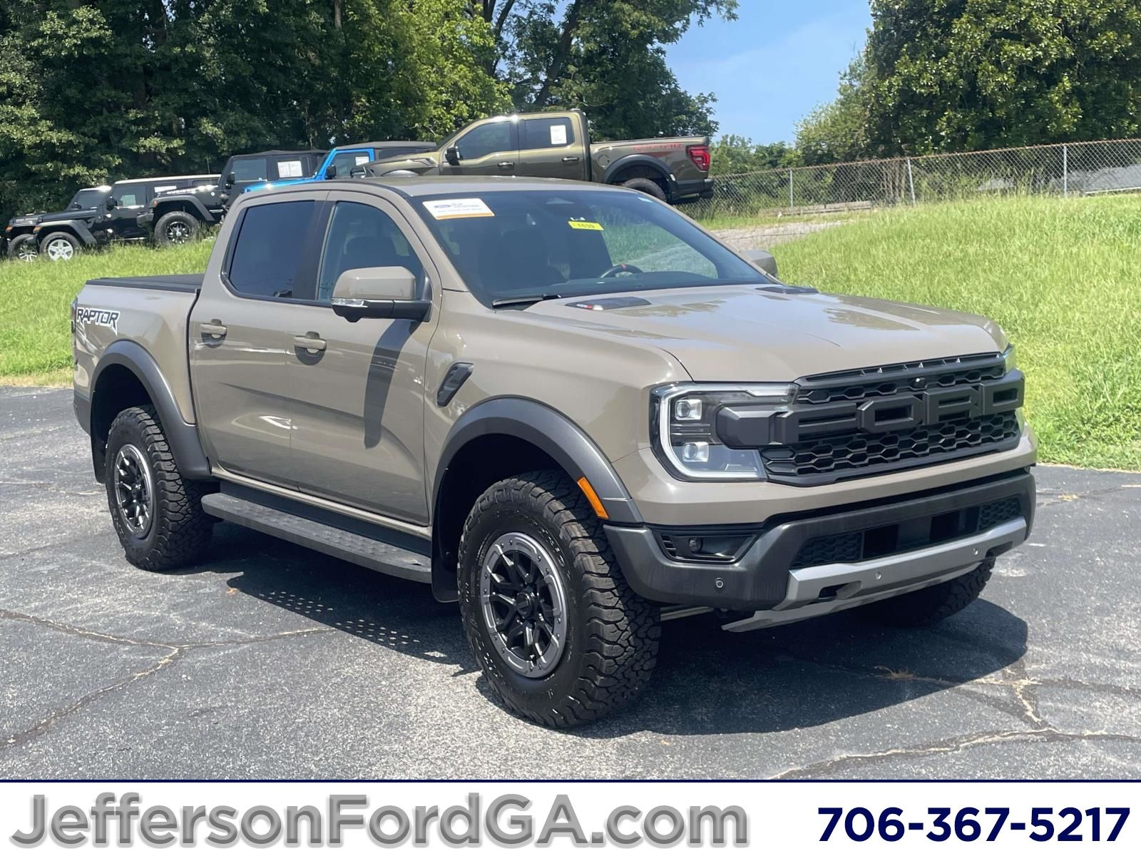Gray 2025 Ford Ranger Pickup Truck Four-Wheel Drive Automatic
