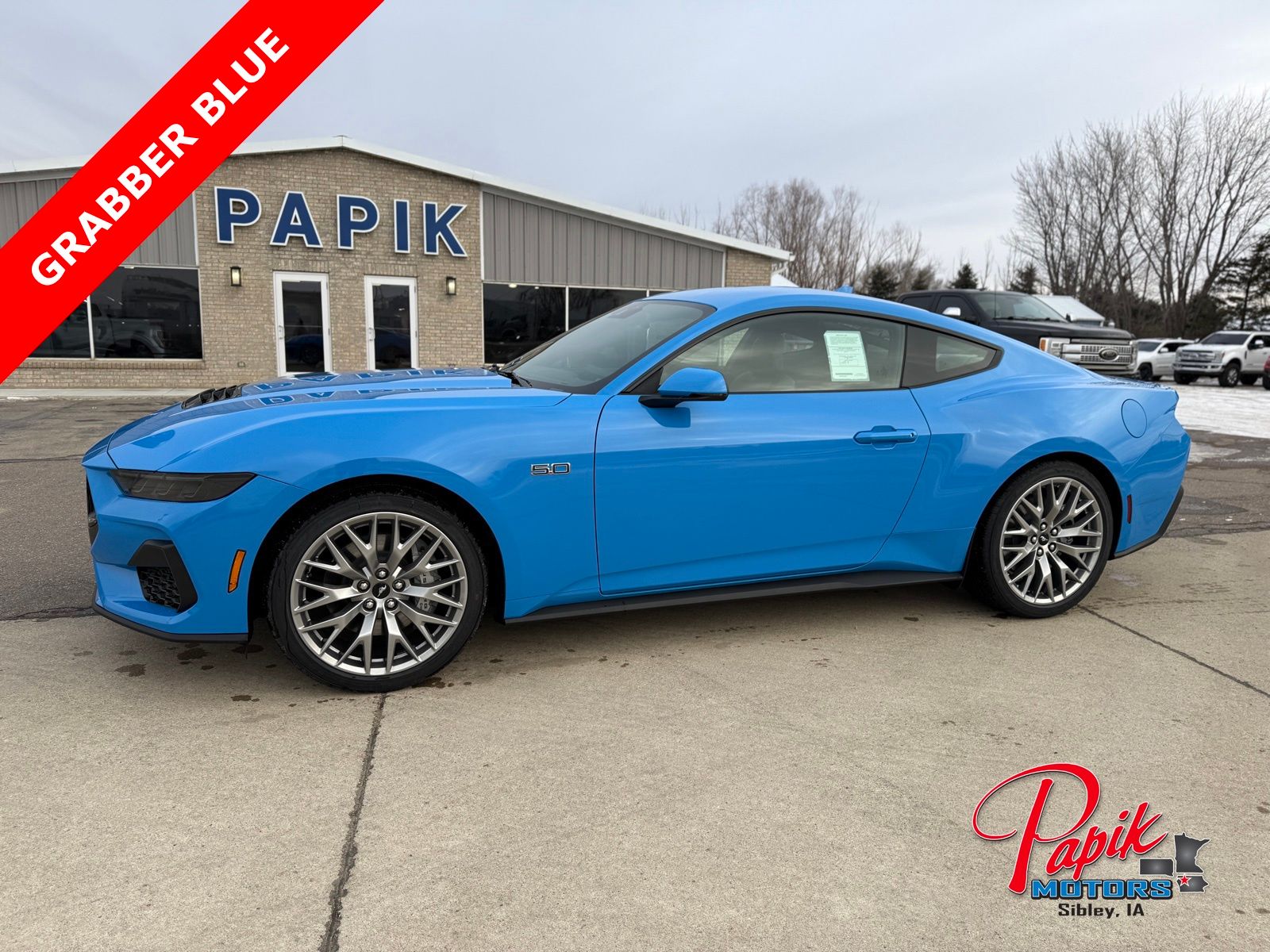 Grabber Blue Metallic 2026 Ford Mustang GT Premium Fastback RWD Coupe Rear-Wheel Drive 6-Speed Manual