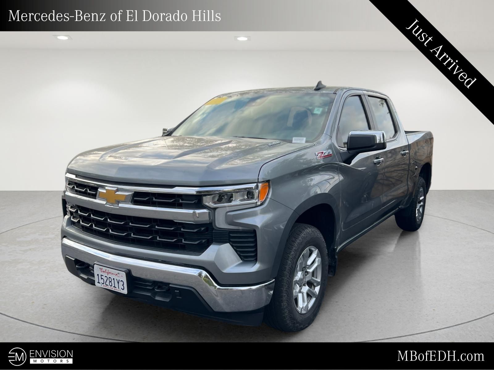 Sterling Gray Metallic 2023 Chevrolet Silverado 1500 Pickup Truck Four-Wheel Drive Automatic
