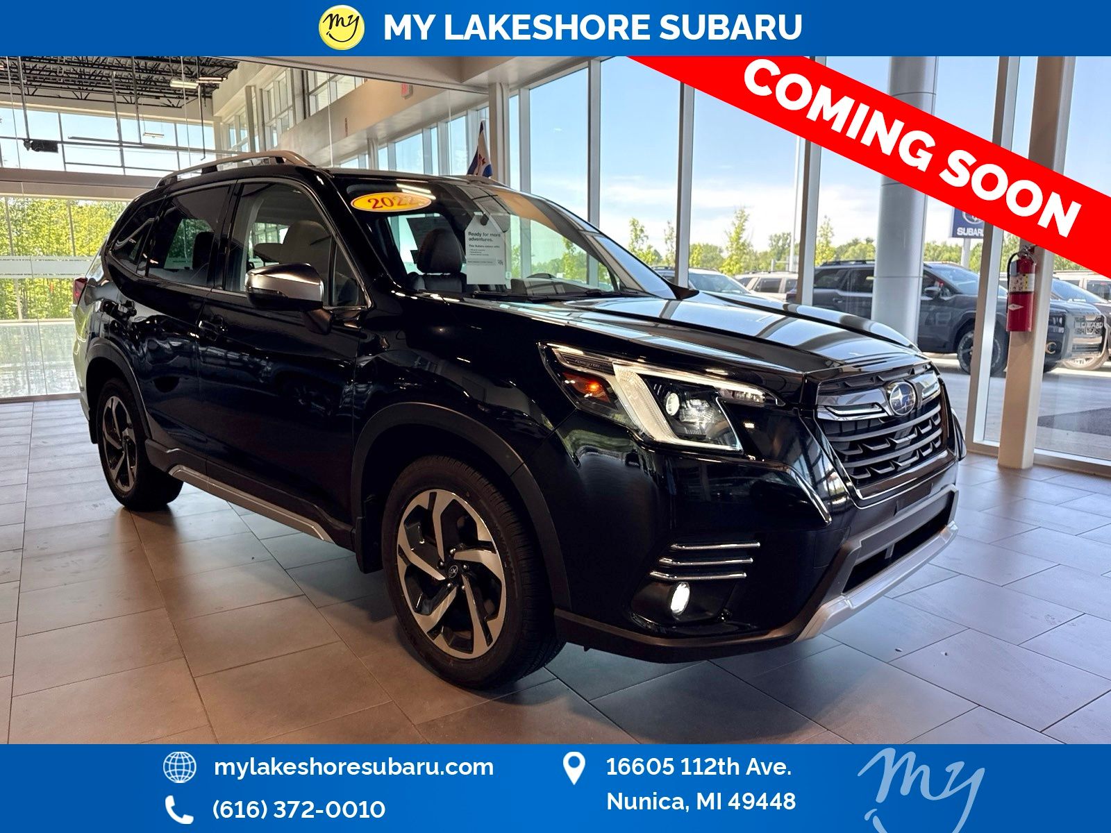 Crystal Black Silica 2022 Subaru Forester SUV / Crossover All-Wheel Drive Continuously Variable Transmission