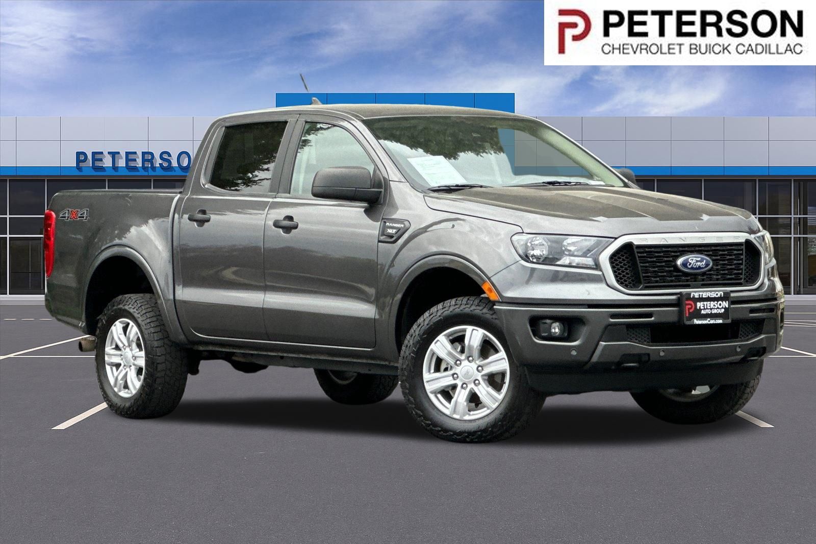 Gray 2019 Ford Ranger Pickup Truck Four-Wheel Drive Automatic