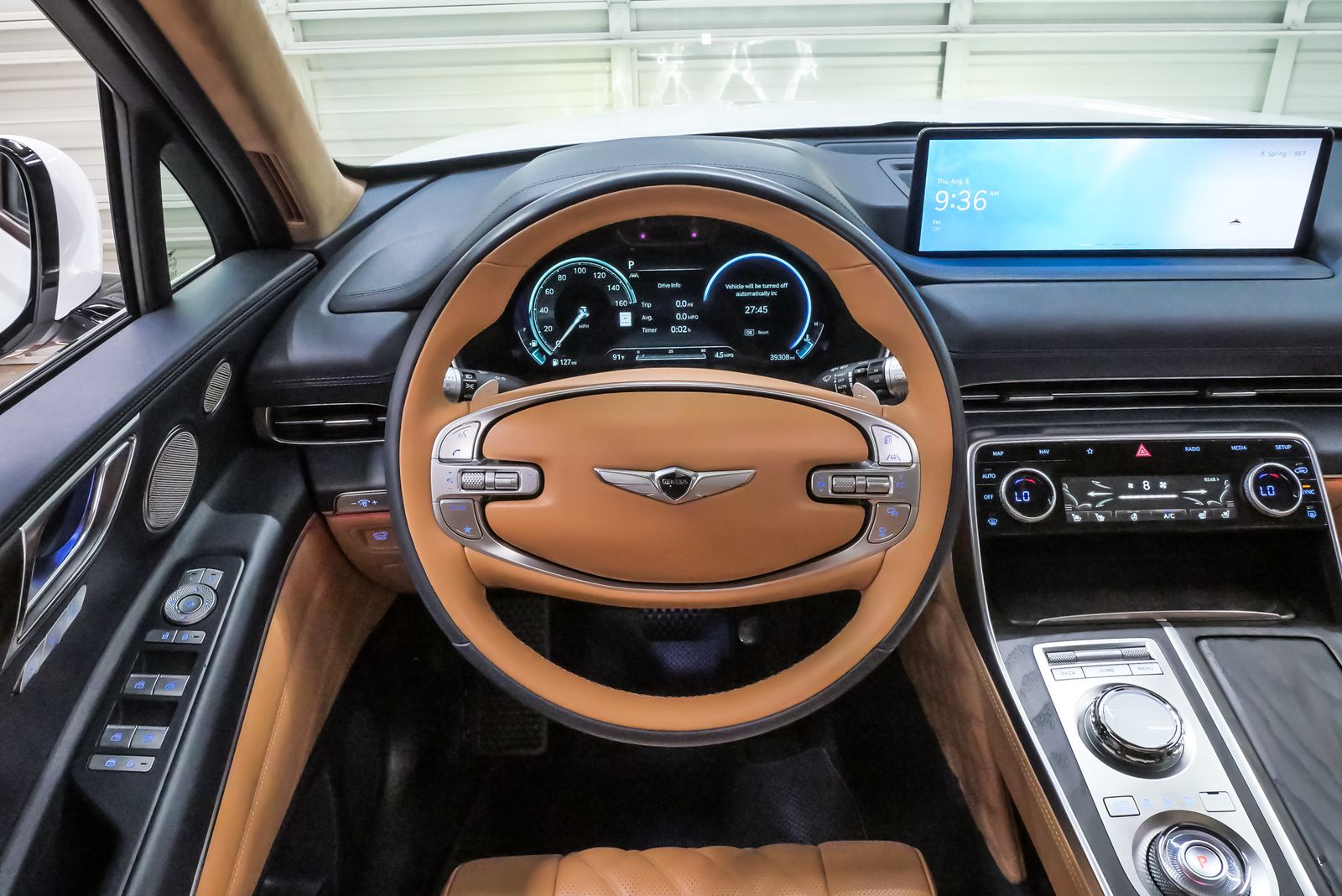 2023 Genesis GV80 3.5T White at Emmons Autoplex